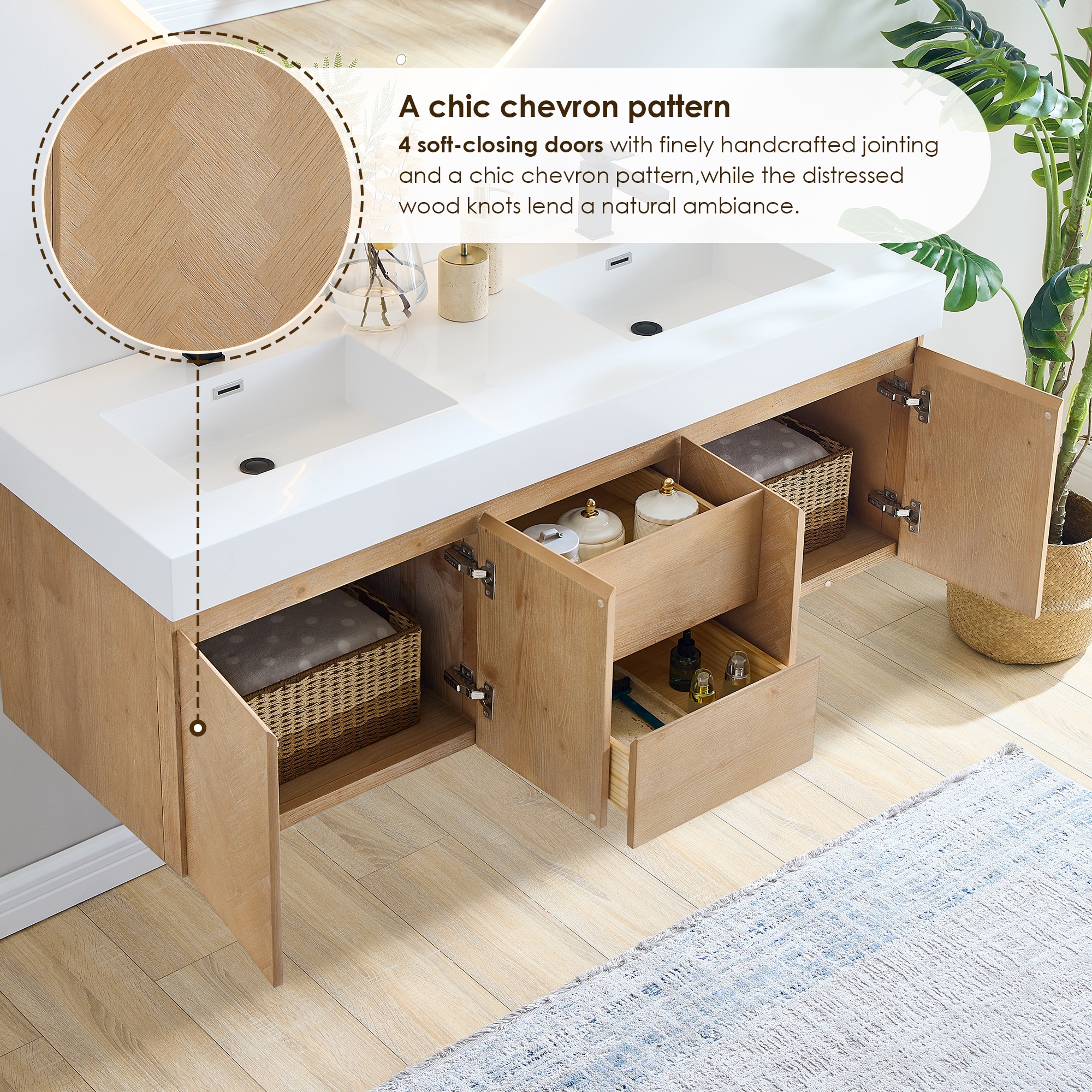 Altair 564060-LB-WH Bath-Vanity-Combo - View #6