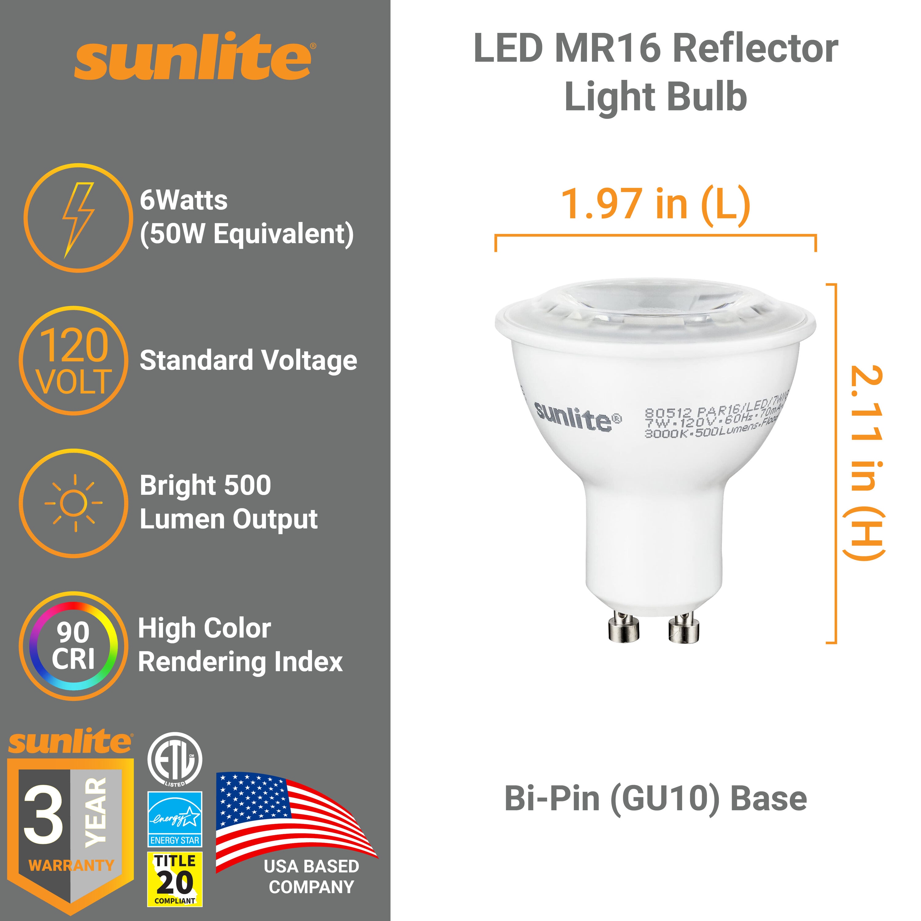 Sunlite LW07194 Led-Flood-Spot-Light-Bulbs - View #3