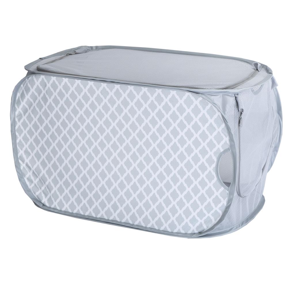 Smart Design Polyester Laundry Hamper in the Laundry Hampers & Baskets ...