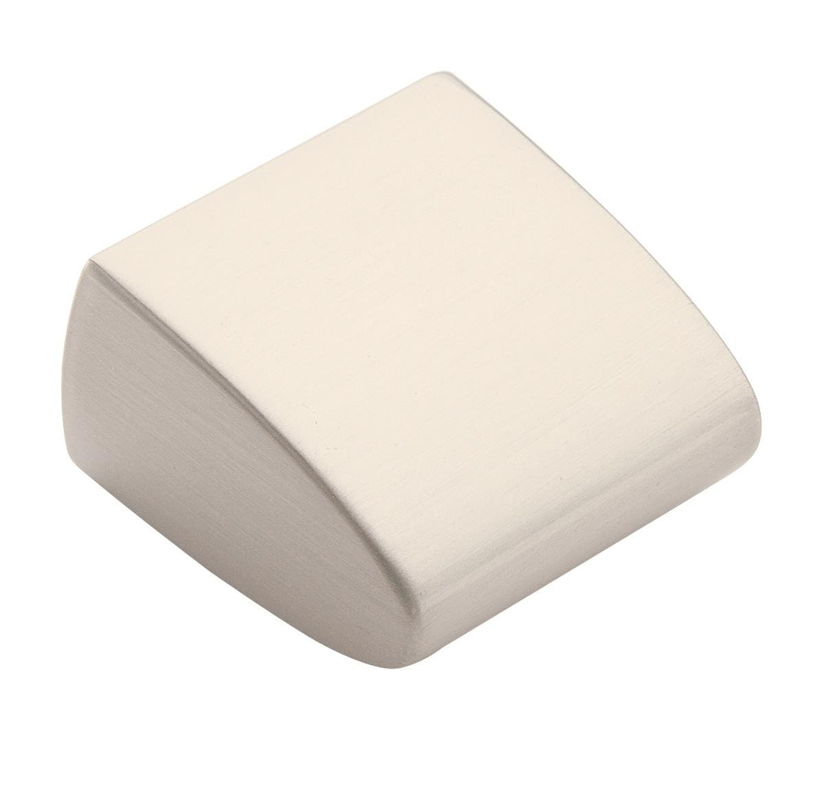 Amerock BP55360G10 Riva 1-1/8-in Satin Nickel Square Contemporary Cabinet Knob