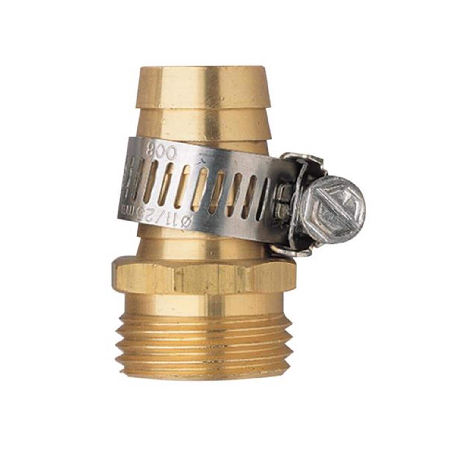 Orbit  3/4 in. Brass/Stainless Steel Threaded Male Hose Mender