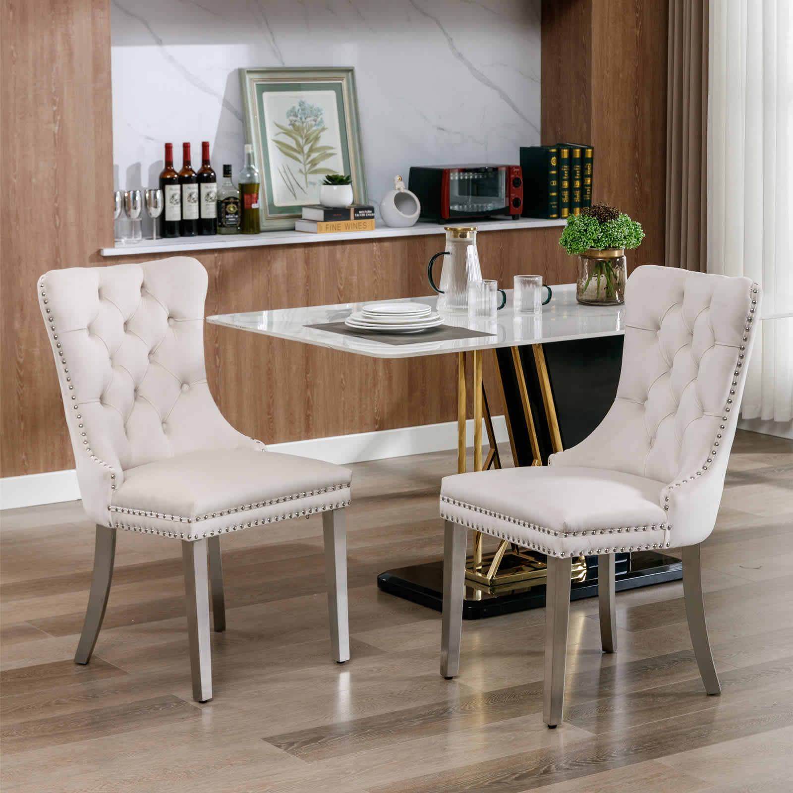 Vynxaria LEXY0113-DJCY-2WHS Dining-Chairs - View #2