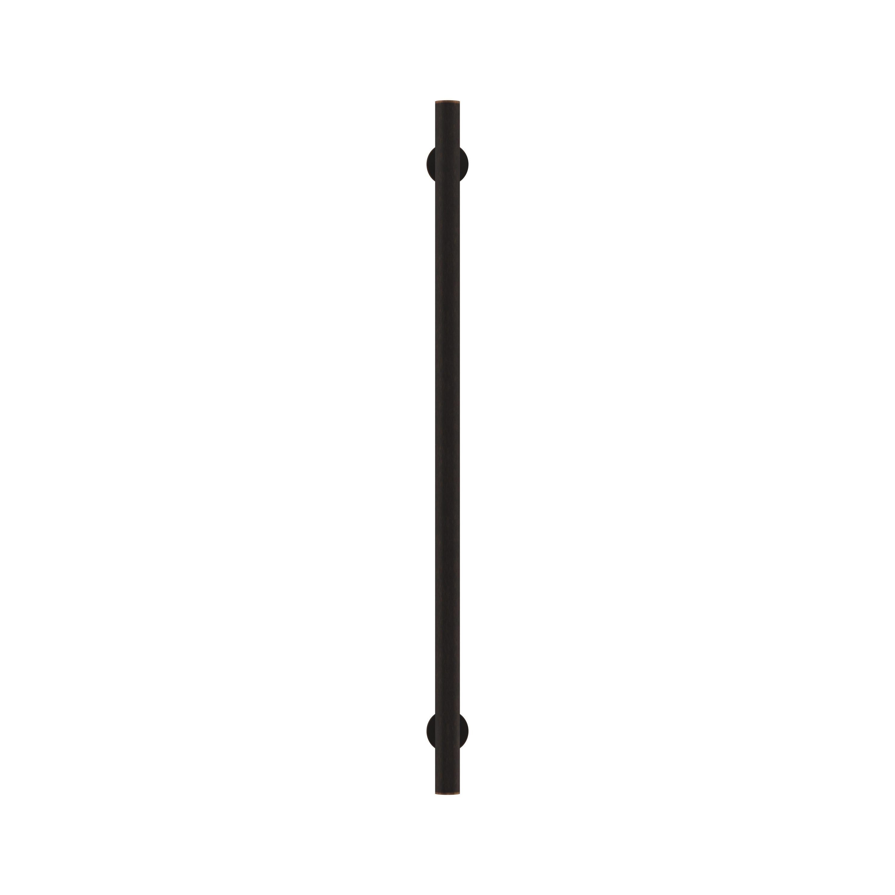 Modern Oil-Rubbed Bronze Bar Cabinet Pull with Mounting Hardware