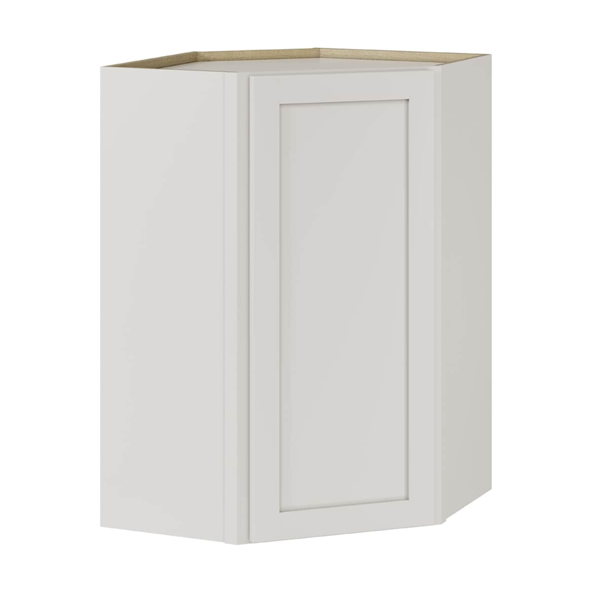 Whalen CLICK-IT LWSCLICK-39G Windsor Lane 24-in W x 36-in H x 24-in D Light Gray Birch Diagonal Diagonal Corner wall Ready to assemble Plywood Cabinet (Raised Panel Shaker)