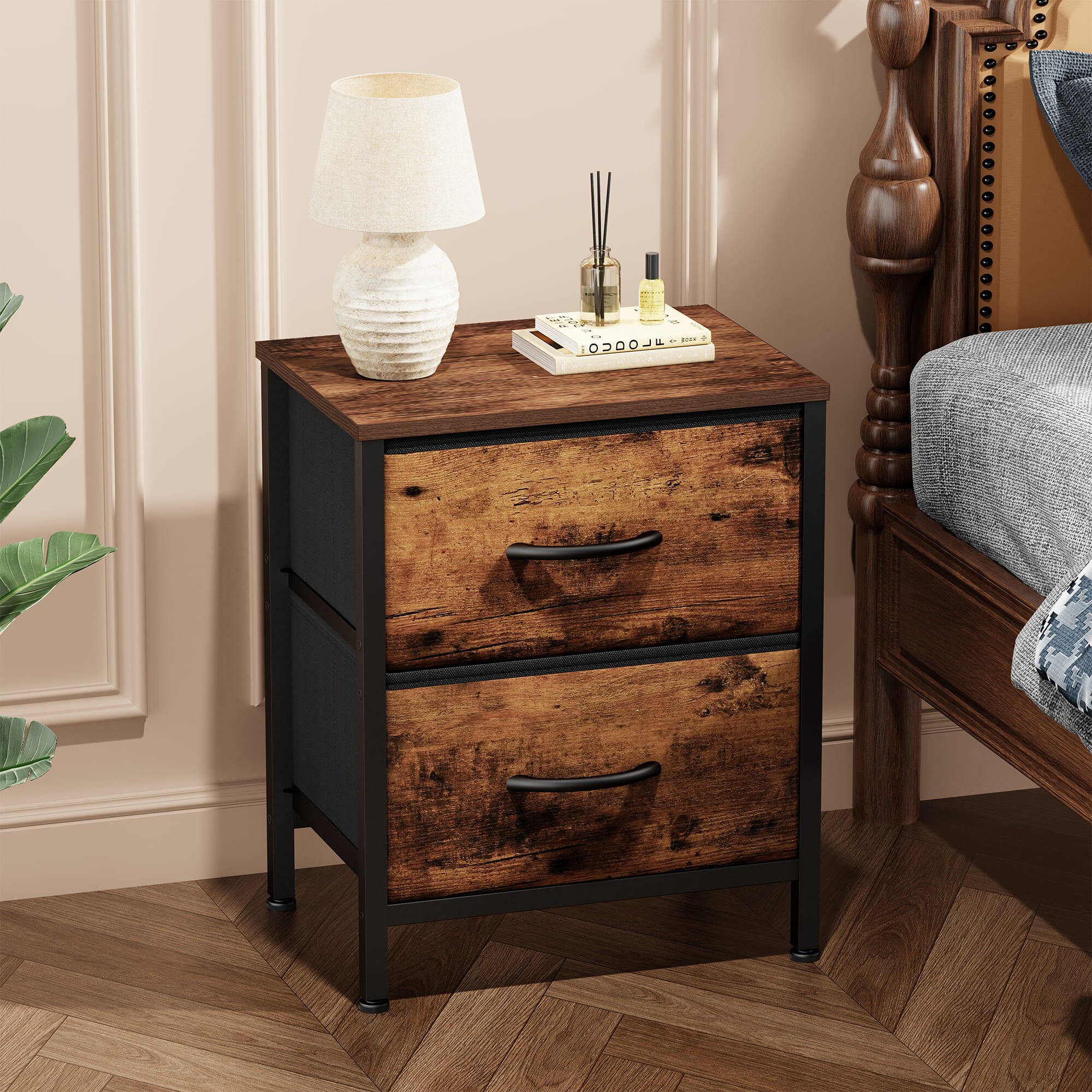 Sweetcrispy L-CAB-2BC-RUST nightstands - View #2