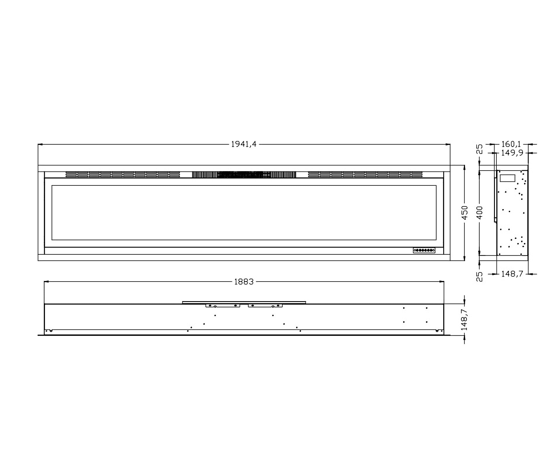 EdenDirect LW-BI74 Electric-Fireplaces - View #7