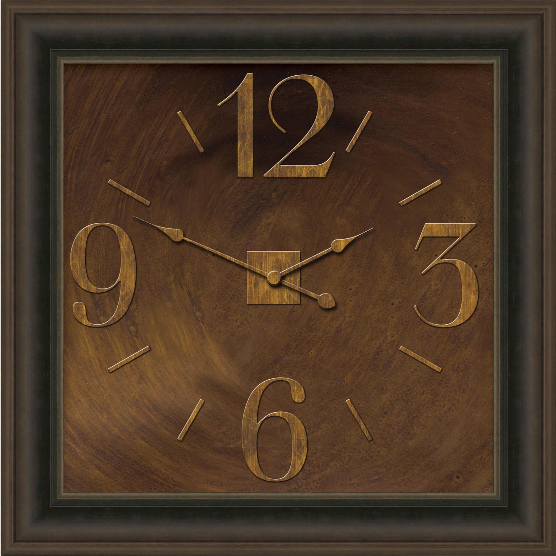 allen + roth Analog Square Wall Clock at Lowes.com