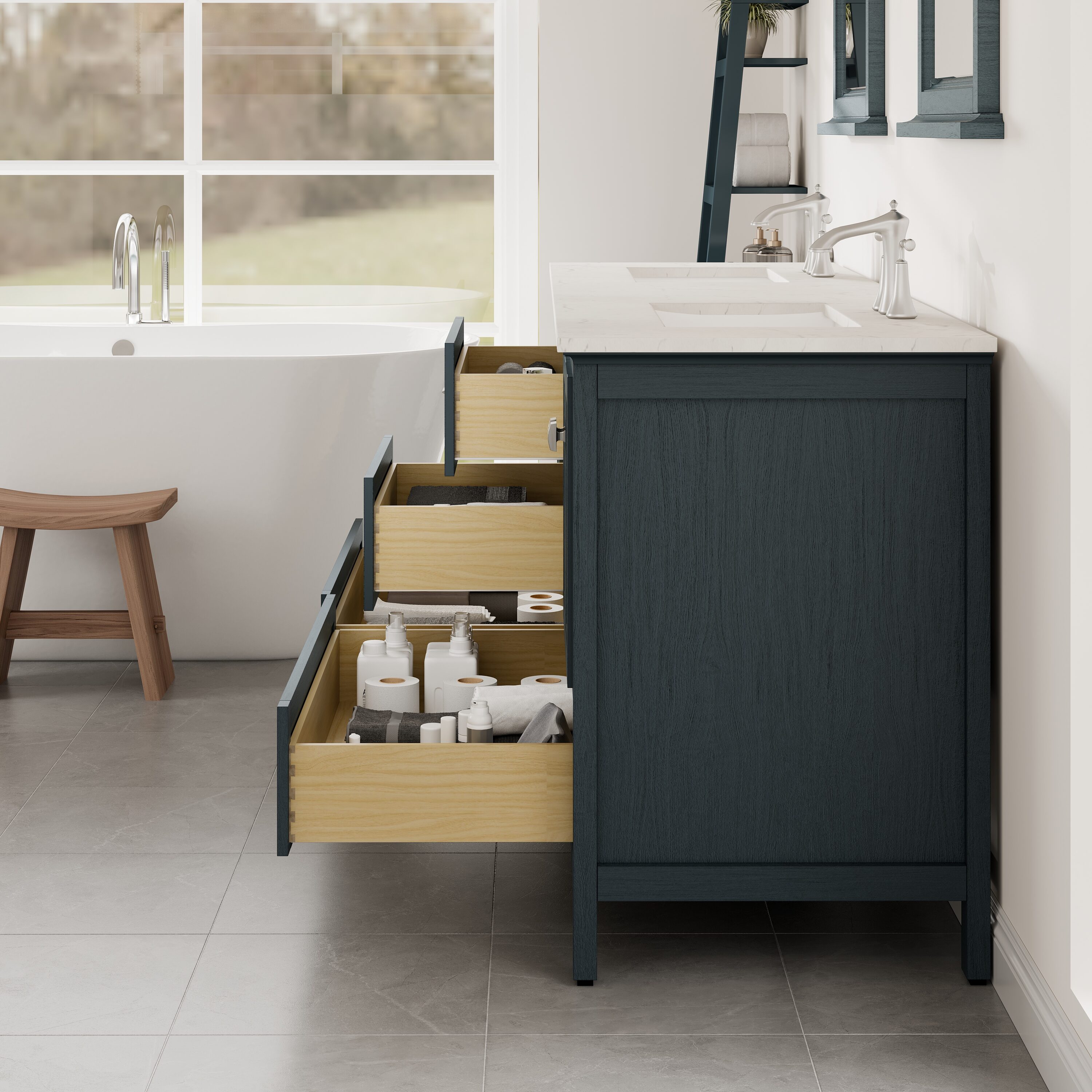 Eviva EVVN612-72AB Bath-Vanity-Combo - View #6