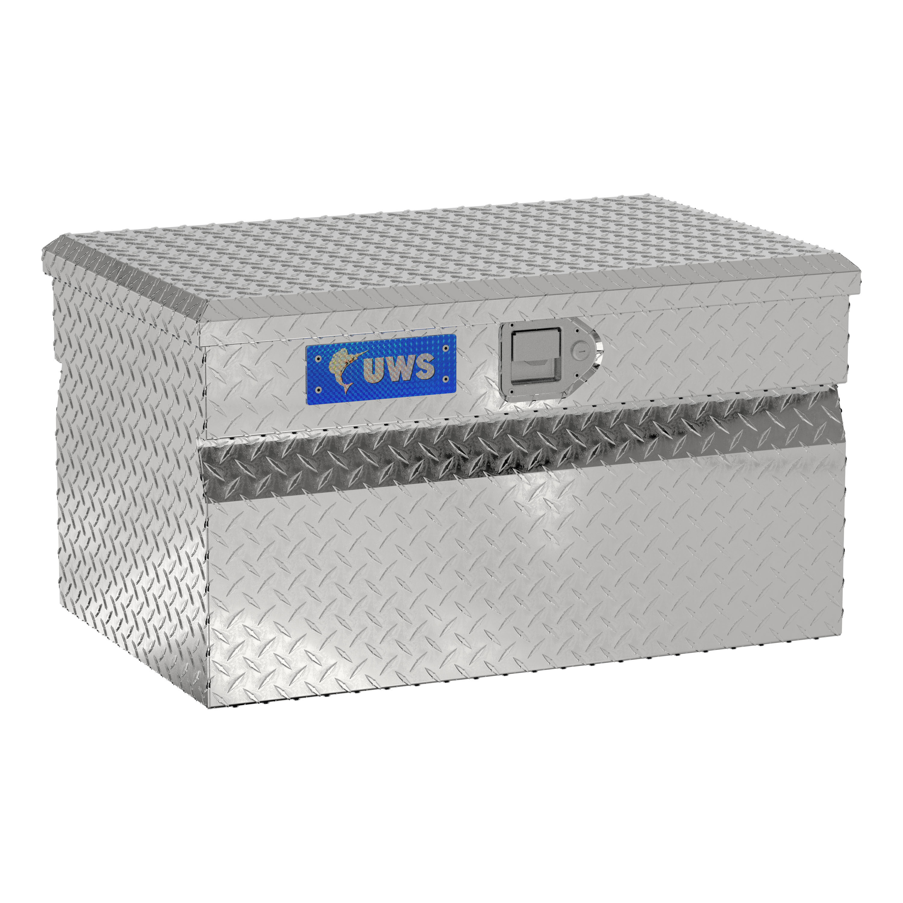 UWS EC20121 30.875-in x 20.000-in x 17.187-in Bright Aluminum Aluminum Chest Truck Tool Box