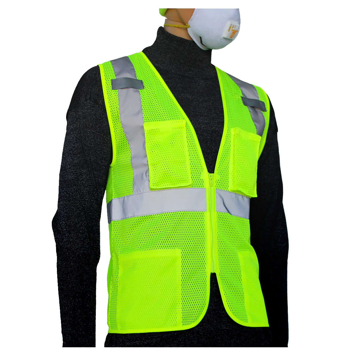Green Safety Vests at