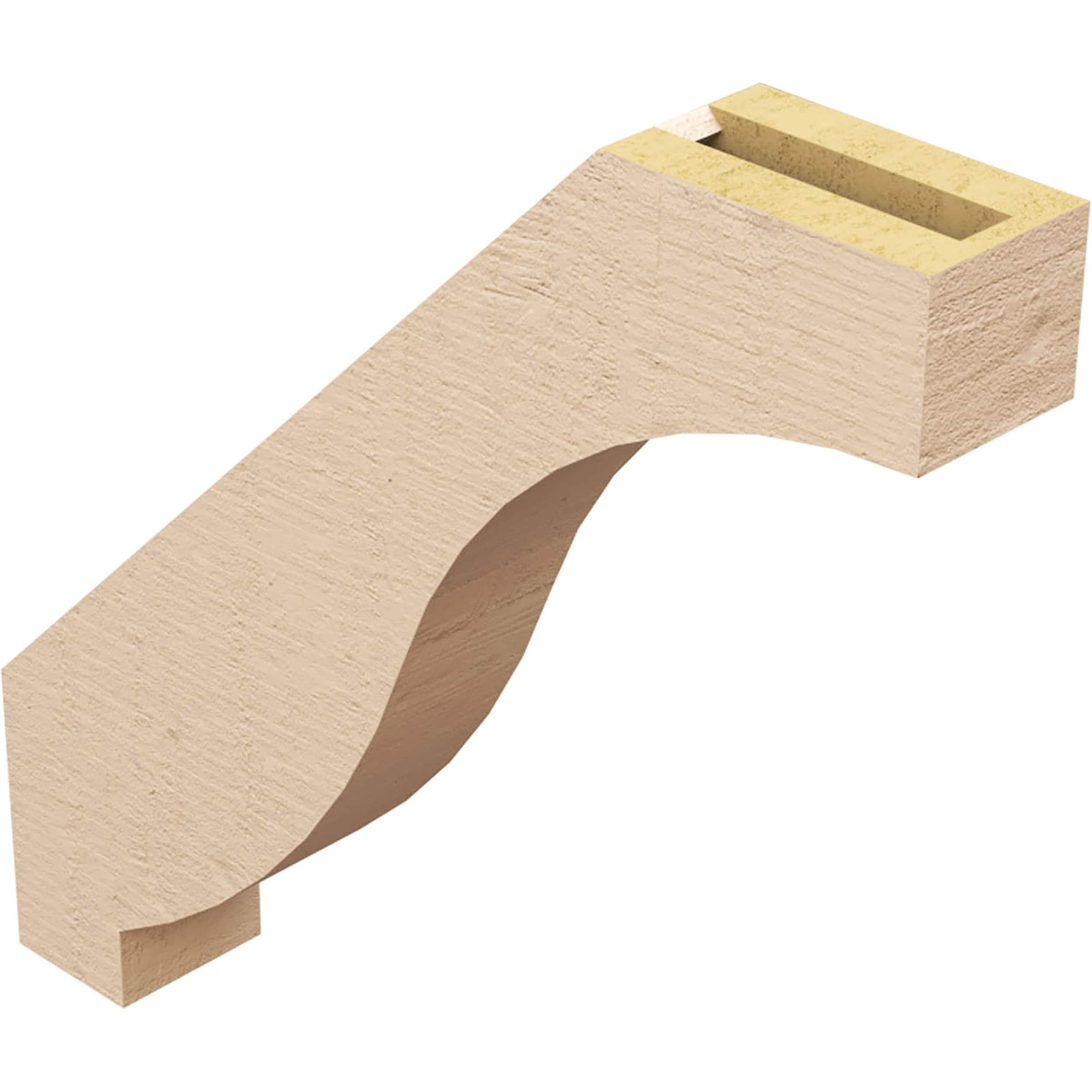 Ekena Millwork BRCUR03X18X18BKRRCPR braces - View #12