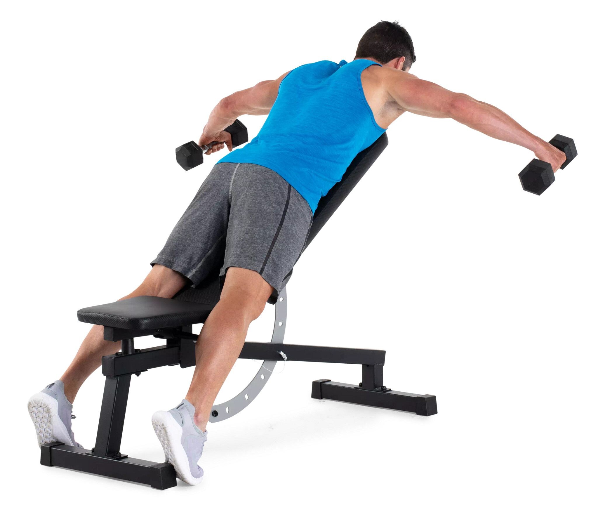 Body Flex Sports Weight Bench Adjustable Standard Freestanding