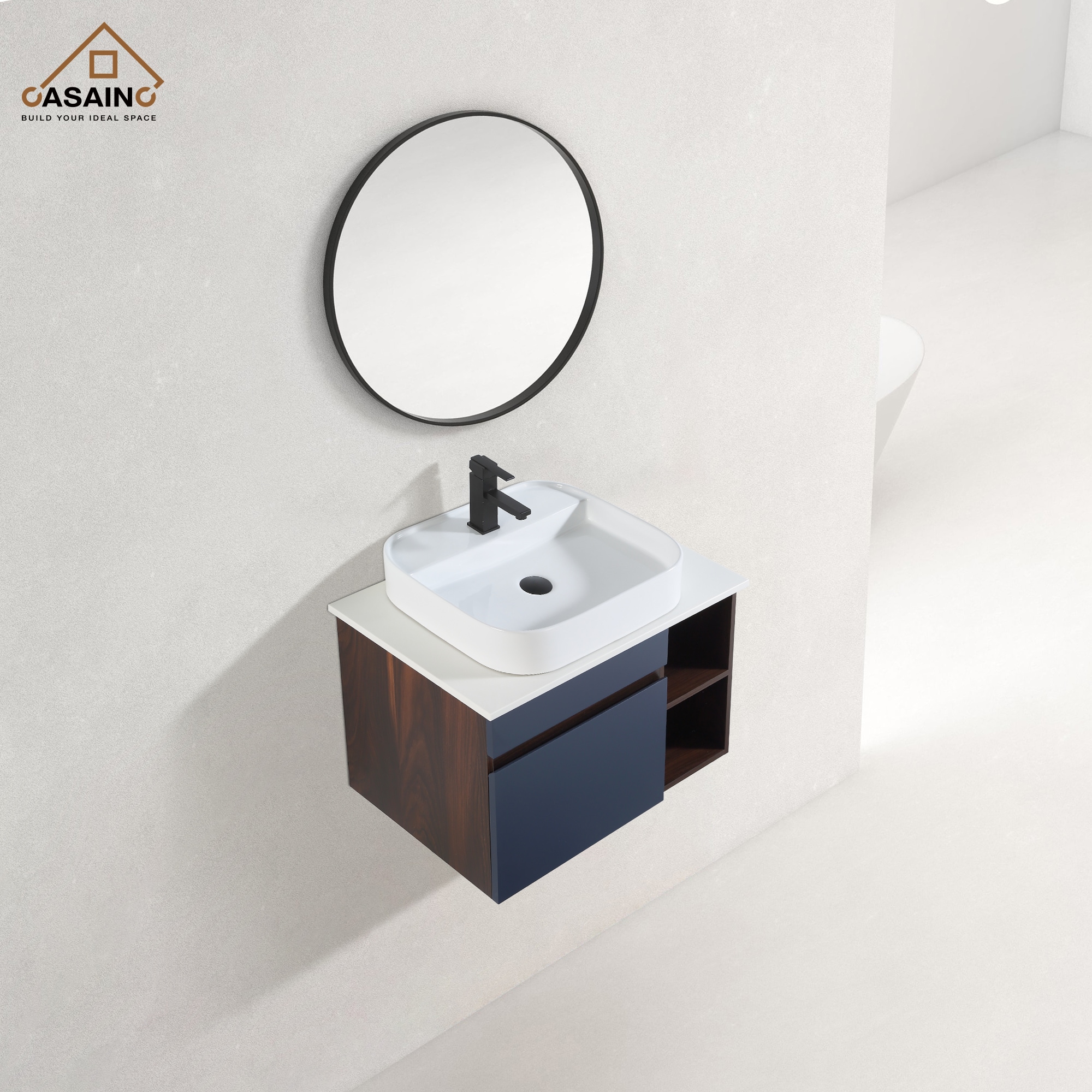 CASAINC WF-JMJ-BCB 1324 WH Bath-Vanity-Combo - View #7