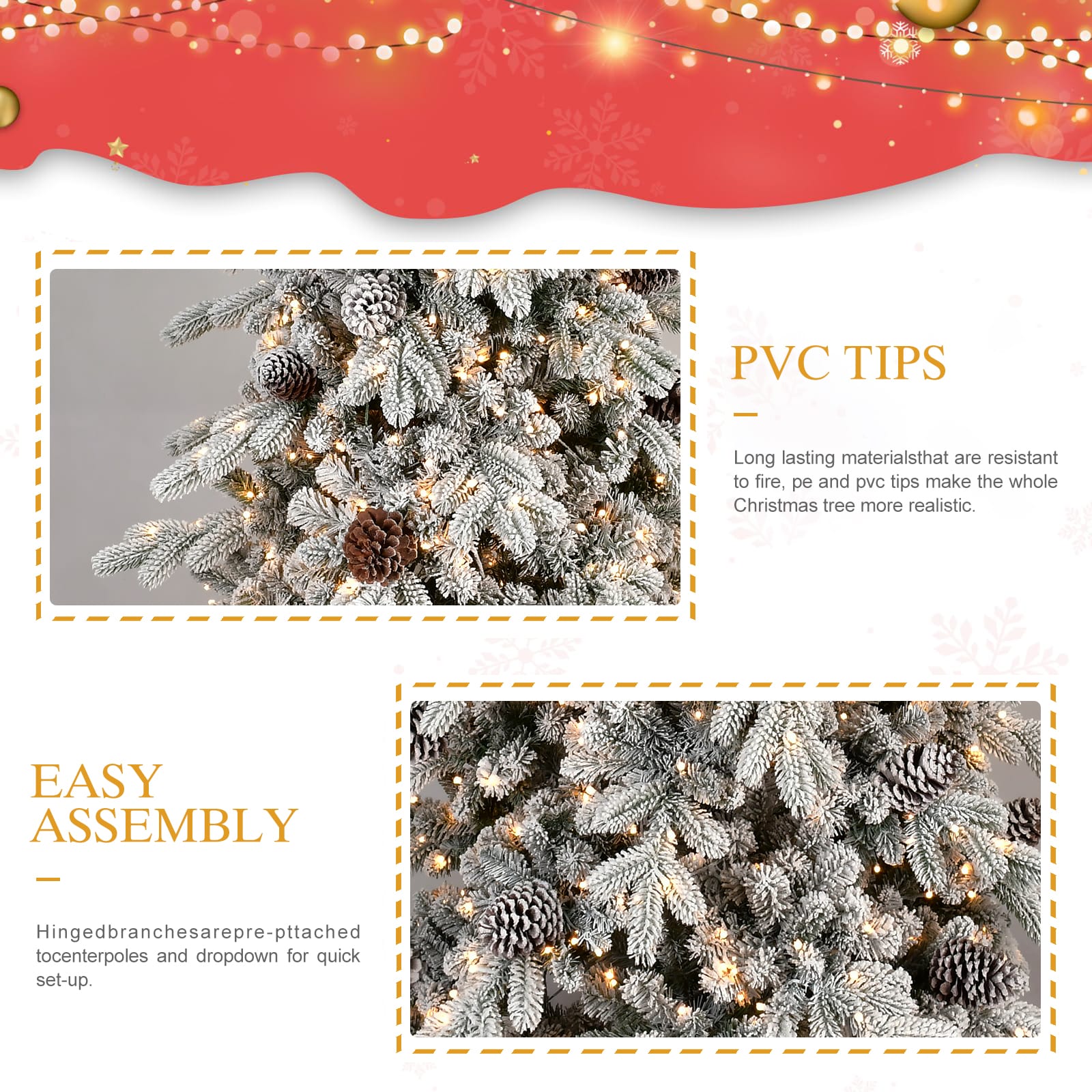 LOVMOR SF-L-T3637P340879 Artificial-Christmas-Trees - View #3