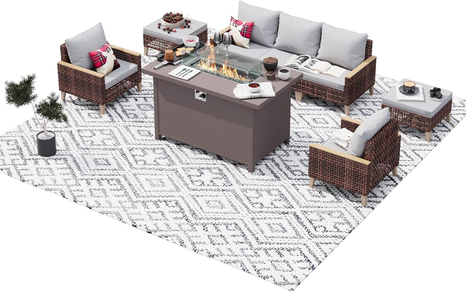 CESICIA 767-Z95 Patio-Conversation-Sets - View #4