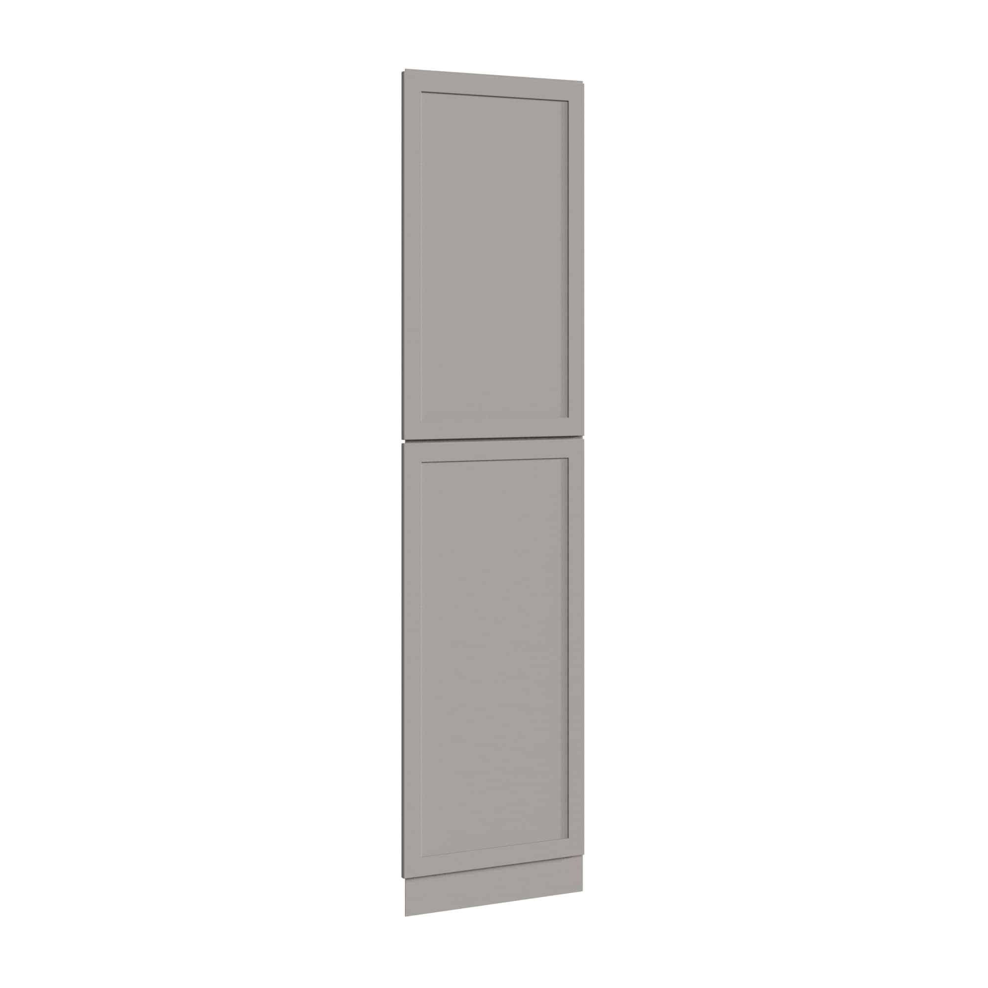 KraftMaid Momentum MTEP2496.UETG81 Deveron Cabinet End Panel 23.25-in W x 96-in H x 0.188-in D Pebble Grey Painted (Pantry Cabinet End Panel)