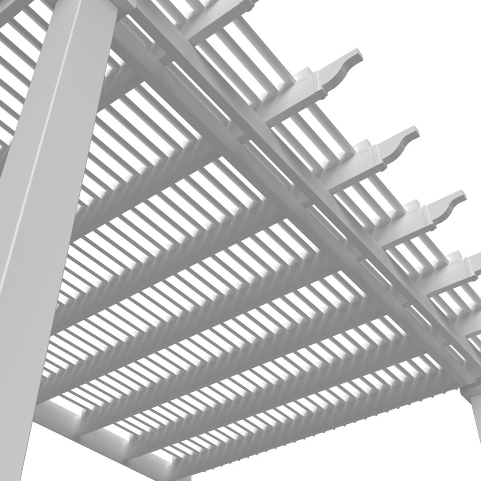 Modern Pergola Kits TRAD12X16A7INCH2023 Pergolas-2 - View #4