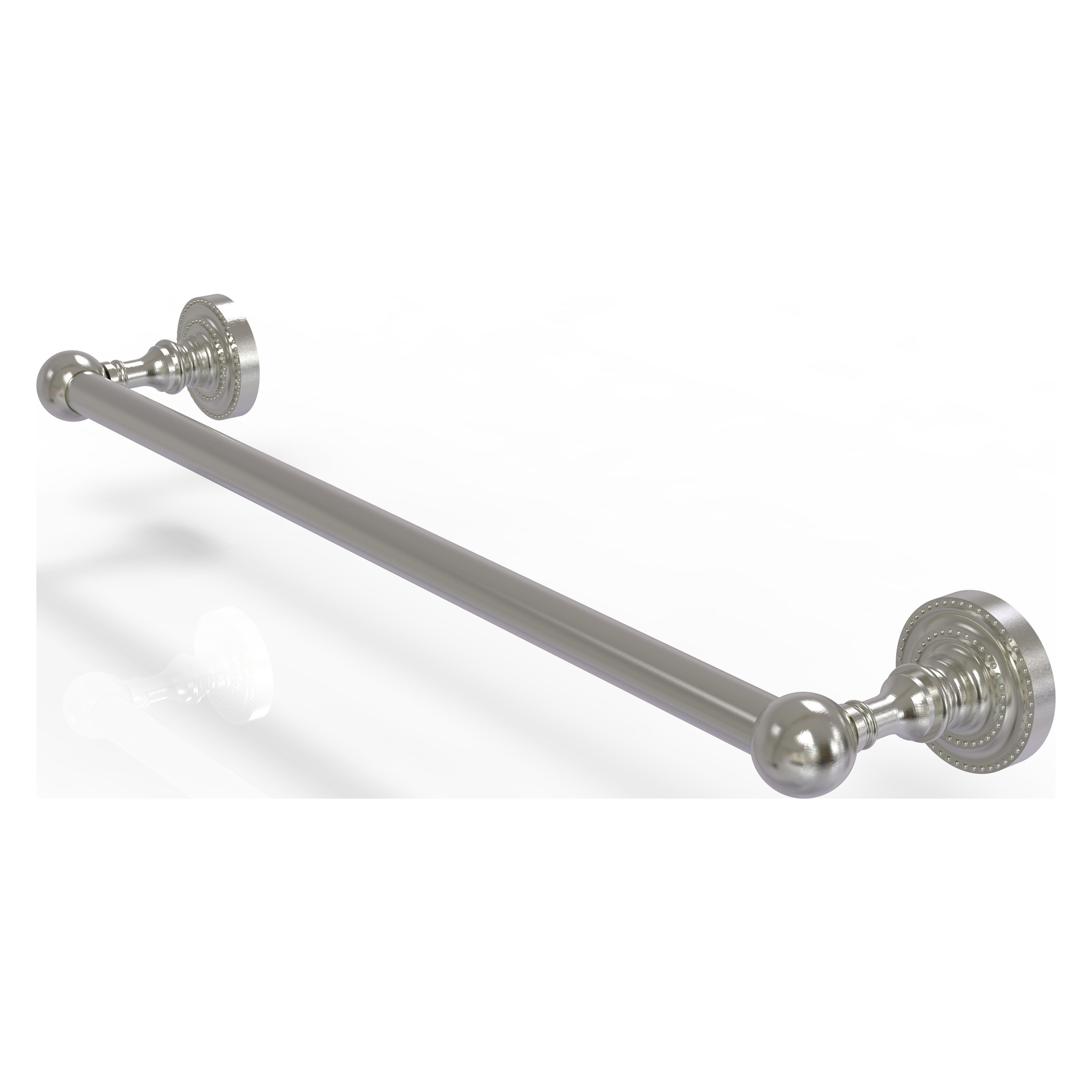 Allied Brass DT-41/30-SN Dottingham 30-in Satin Nickel Wall mount Single Towel Bar