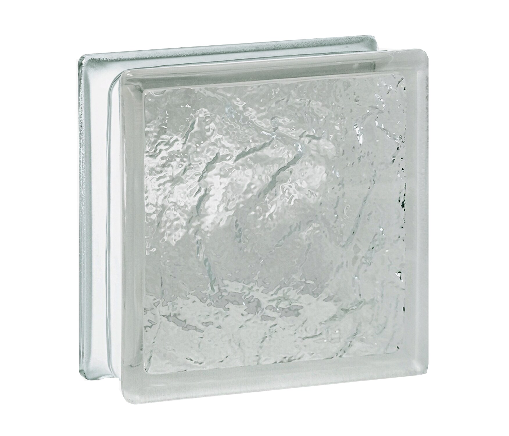 REDI2SET GBI883 10-Pack Clear Ice Glass Block (8-in H x 8-in W x 3-in D)