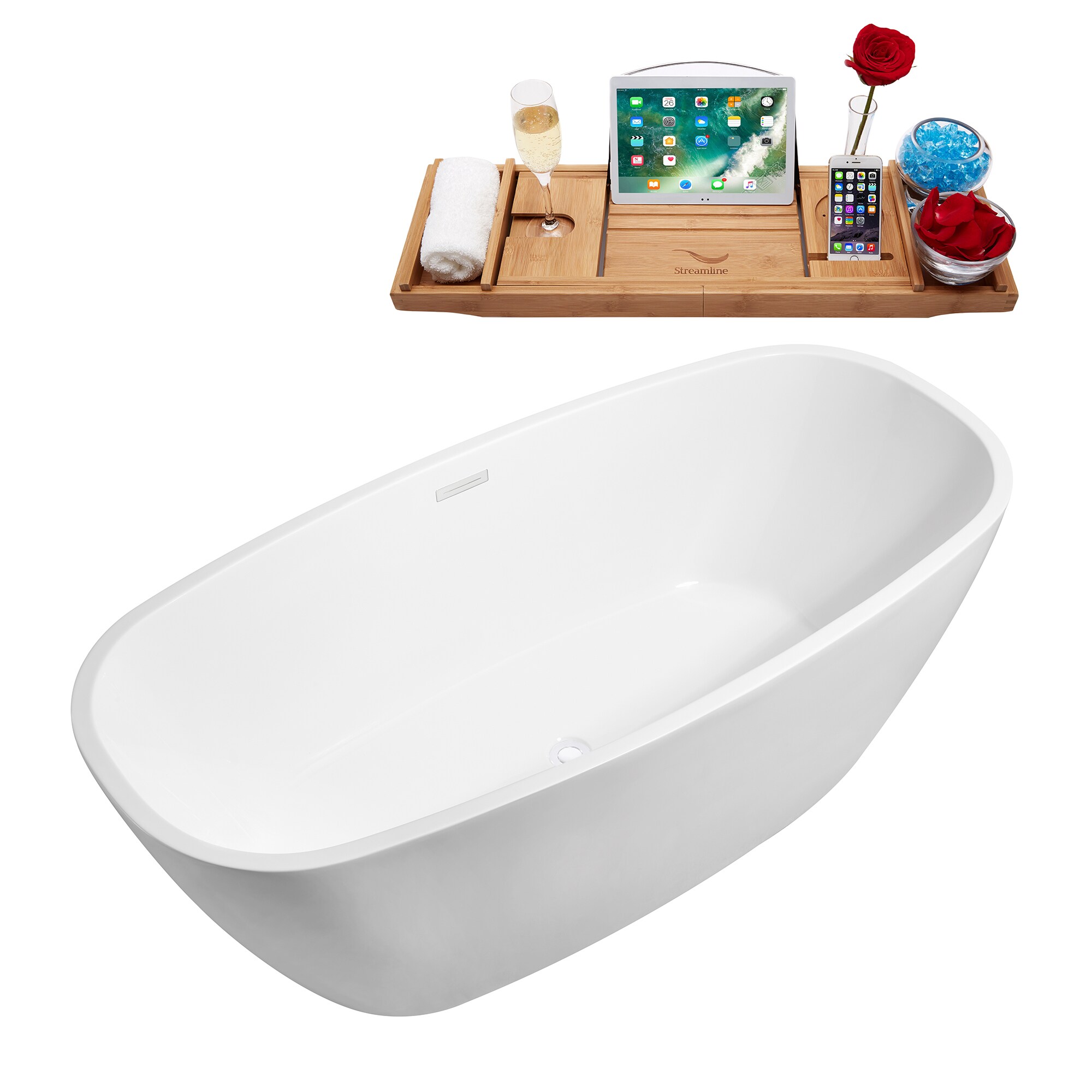 Streamline N701WH bathtubs - View #3