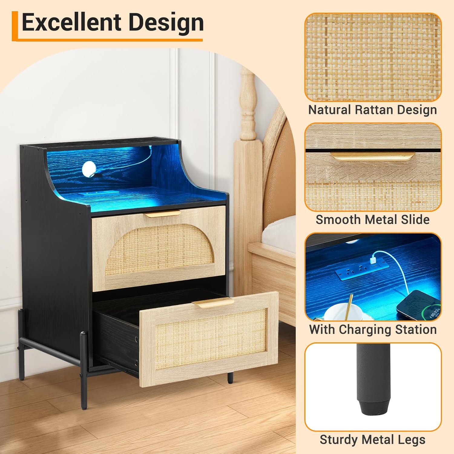 Qeetex DHZ-PHO-13FSFNQT nightstands - View #5