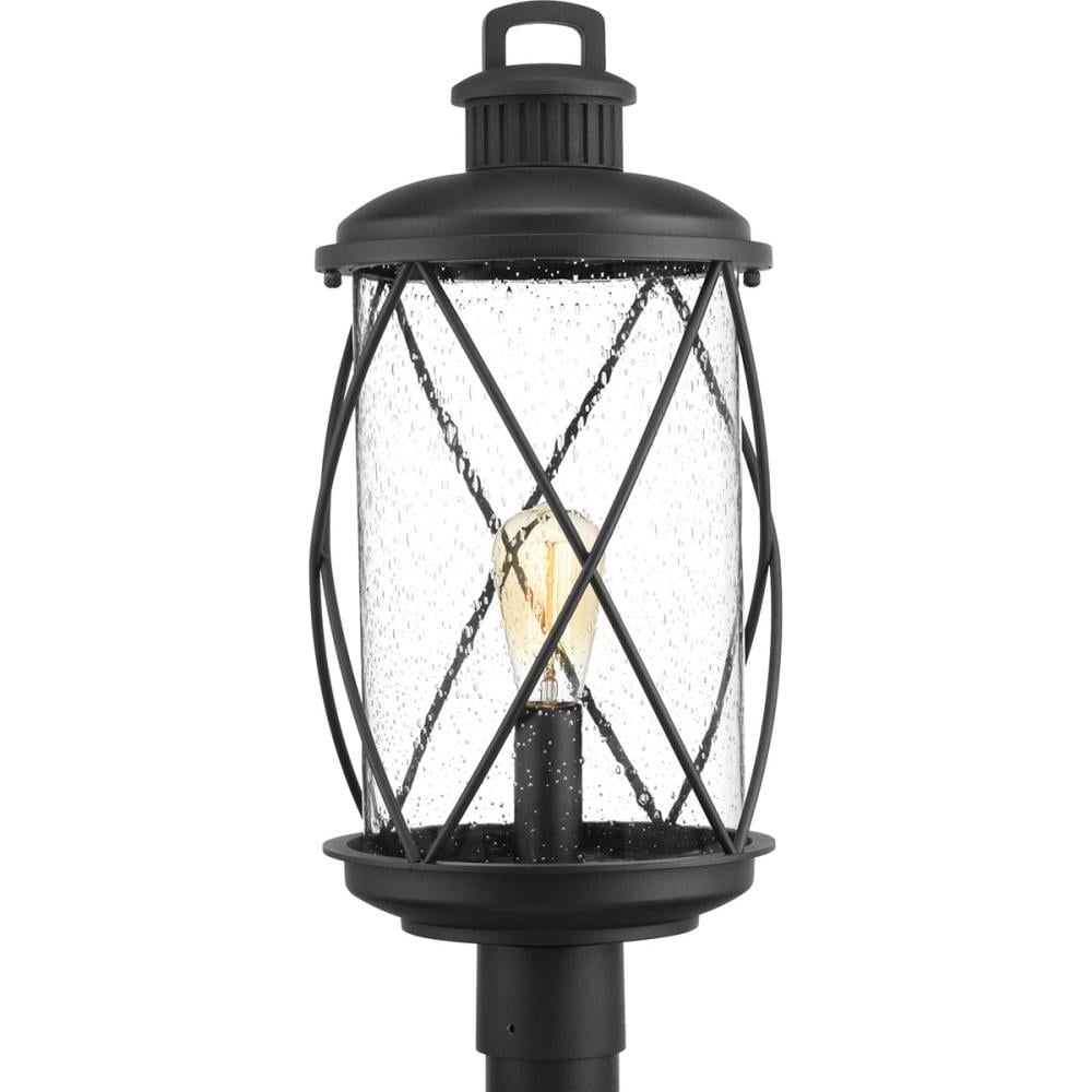 Progress Lighting P540029-031 Hollingsworth 23-in Black Transitional Outdoor Light post lantern