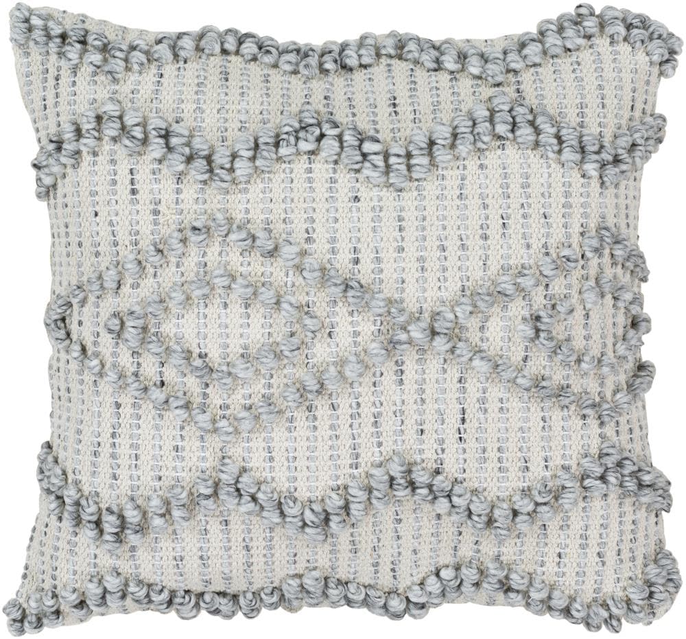 Livabliss ADR003-2020 Anders 20-in x 20-in Medium Gray Indoor Decorative Cover