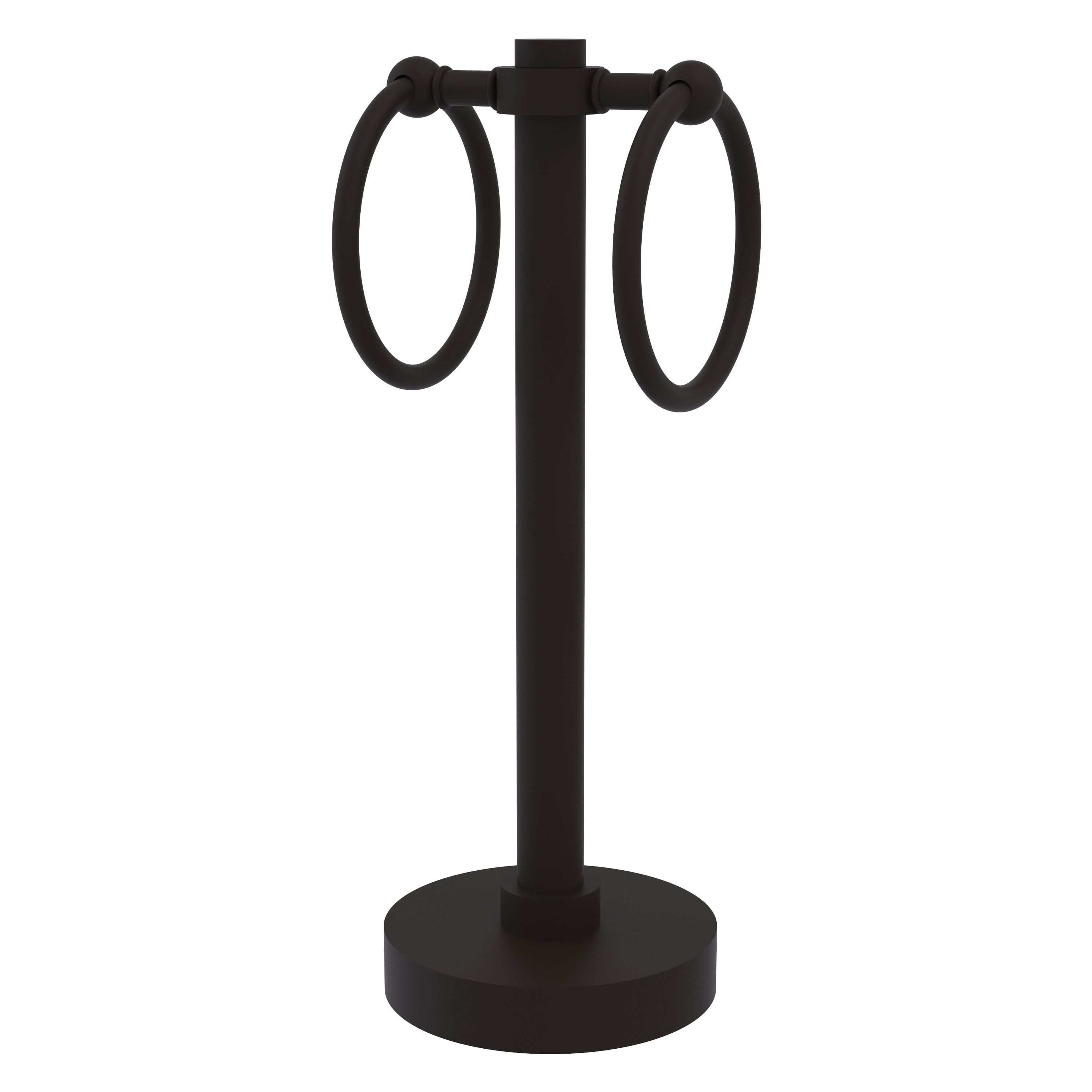 Allied Brass 953-ORB Oil-rubbed bronze Freestanding countertop Double Towel Ring