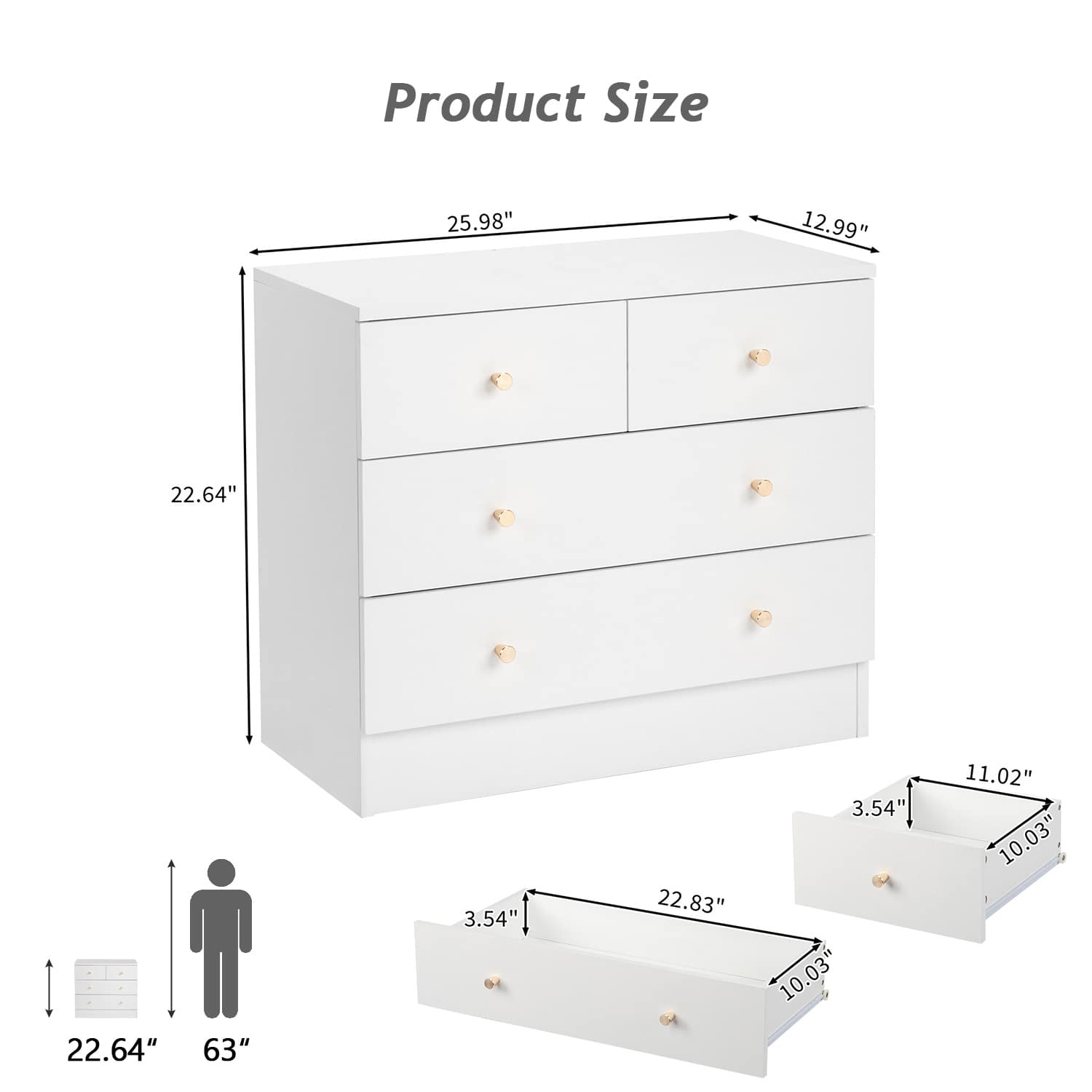 VERYKE LL-NSD059-4 nightstands - View #9