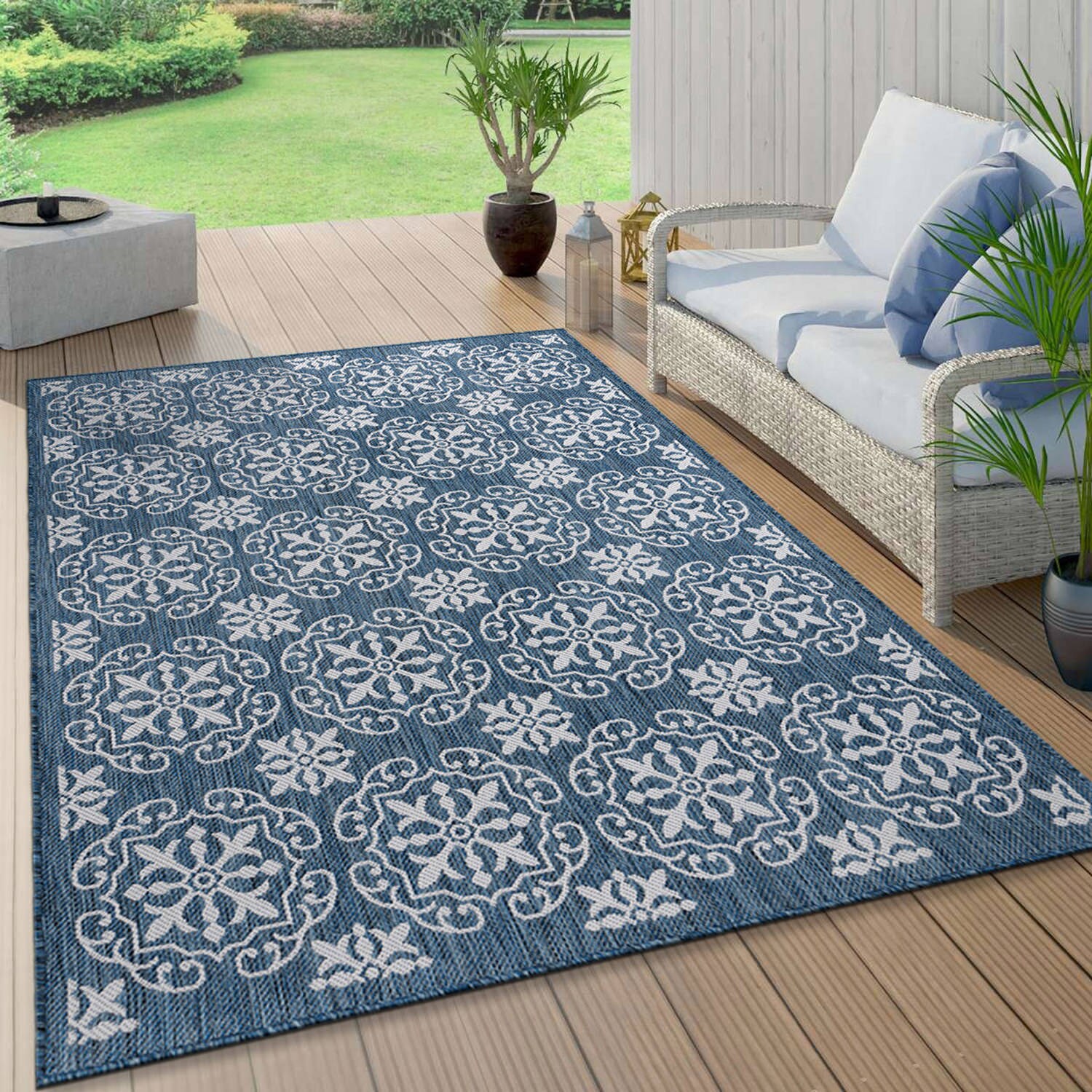 World Rug Gallery 119NAVY5X7 rugs - View #2