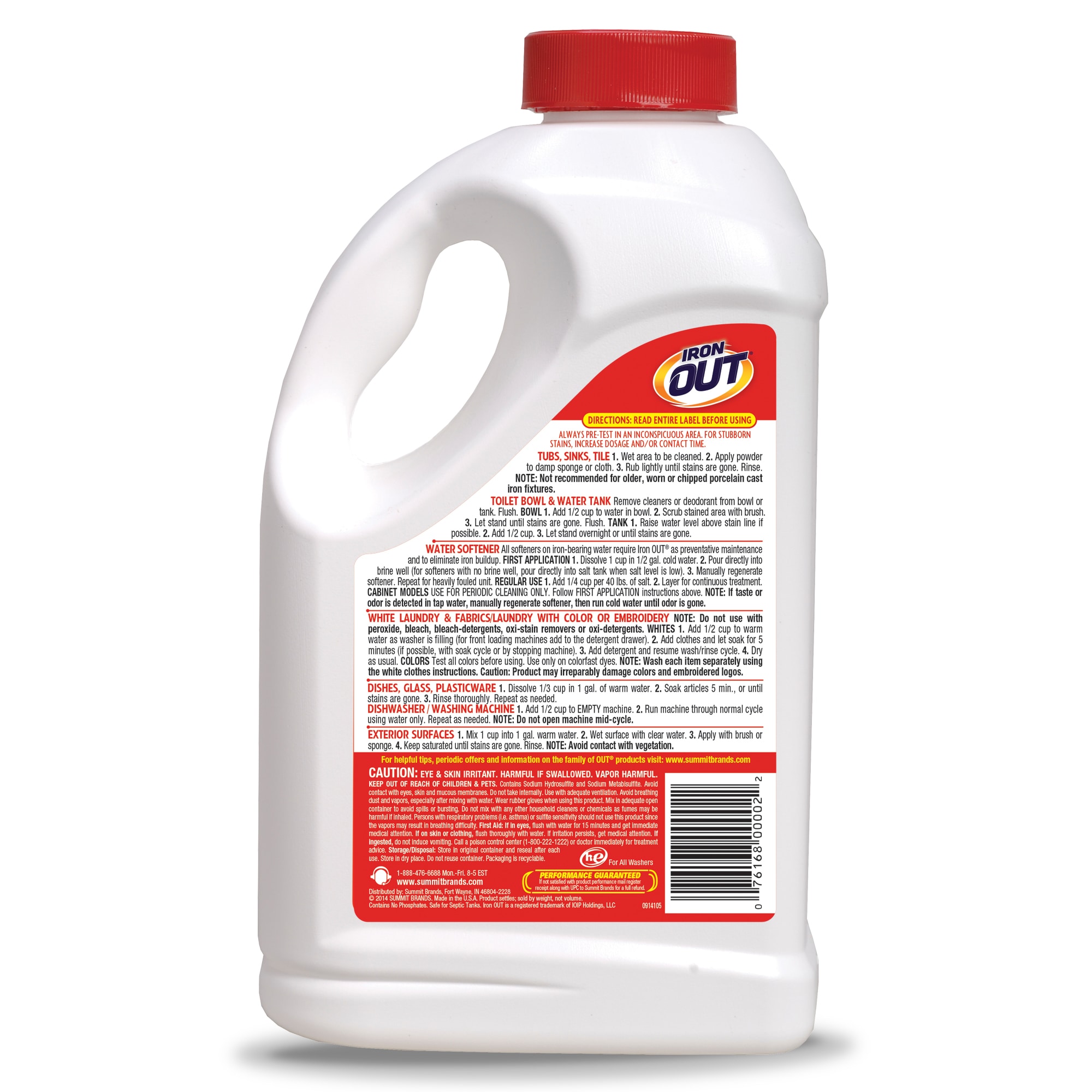 Super Iron Out 76-oz Multi-Purpose Rust and Stain Remover for Toilets,  Sinks, Tubs, Dishwashers, Tile, and Laundry
