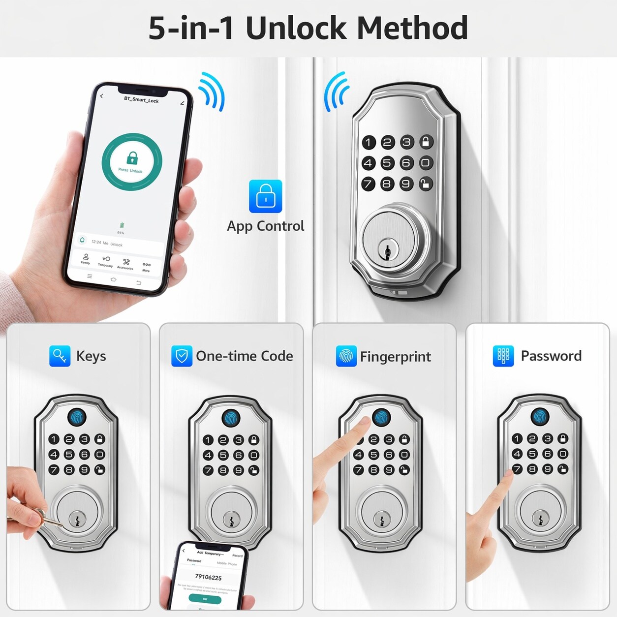 Phyfalip LPF0714P084 Electronic-Door-Locks - View #2