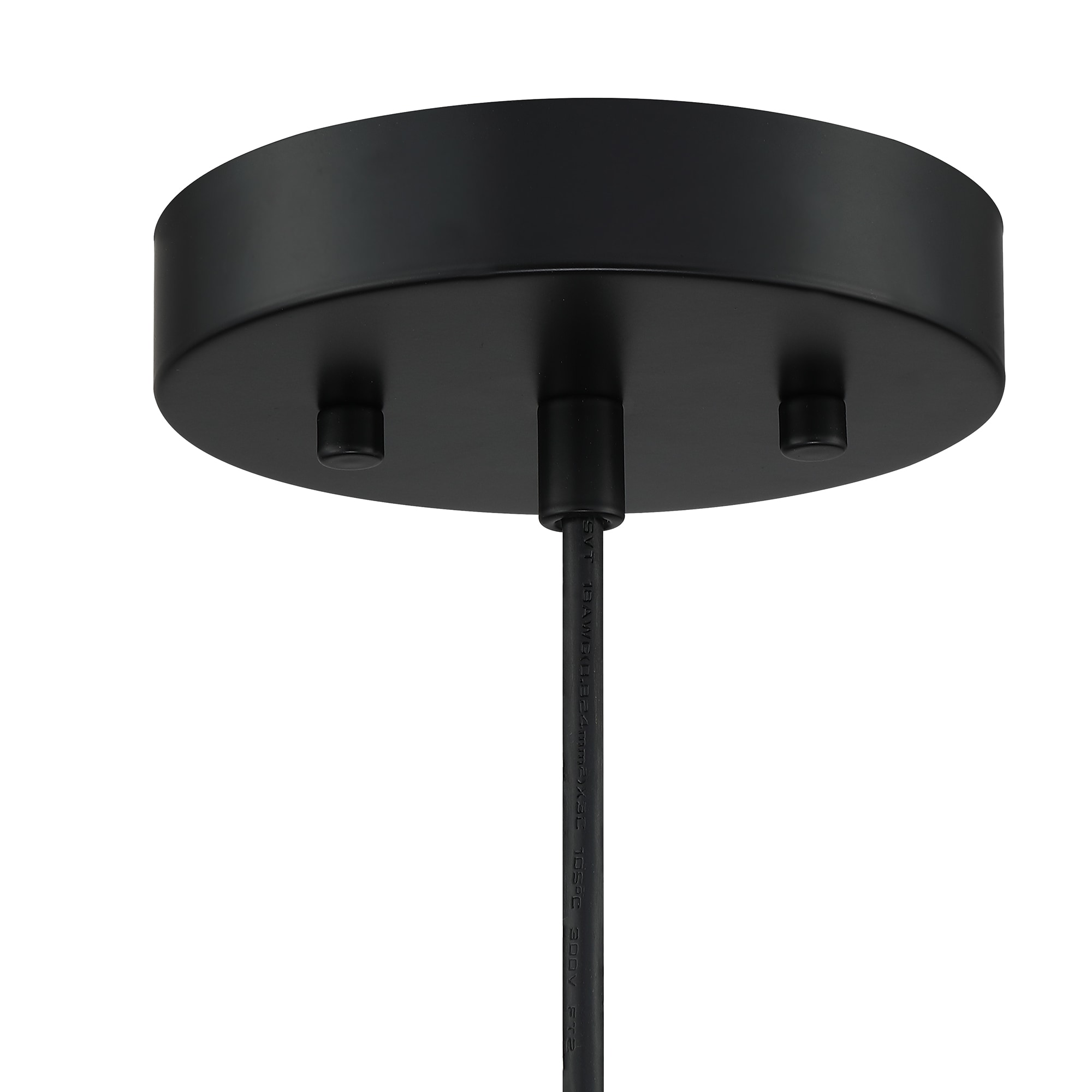 Matte Black Mini Pendant Light with Gold Interior