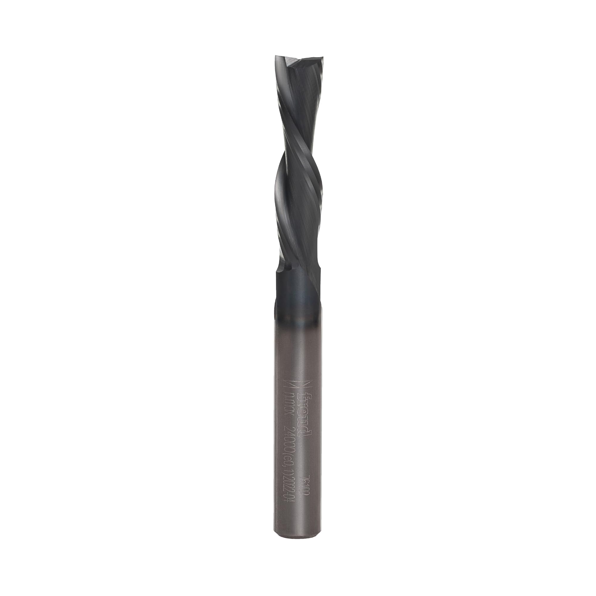 Freud  76-102 1/4 Down Spiral 2-Flute Solid Carbide Router Bit 1/4 Shank