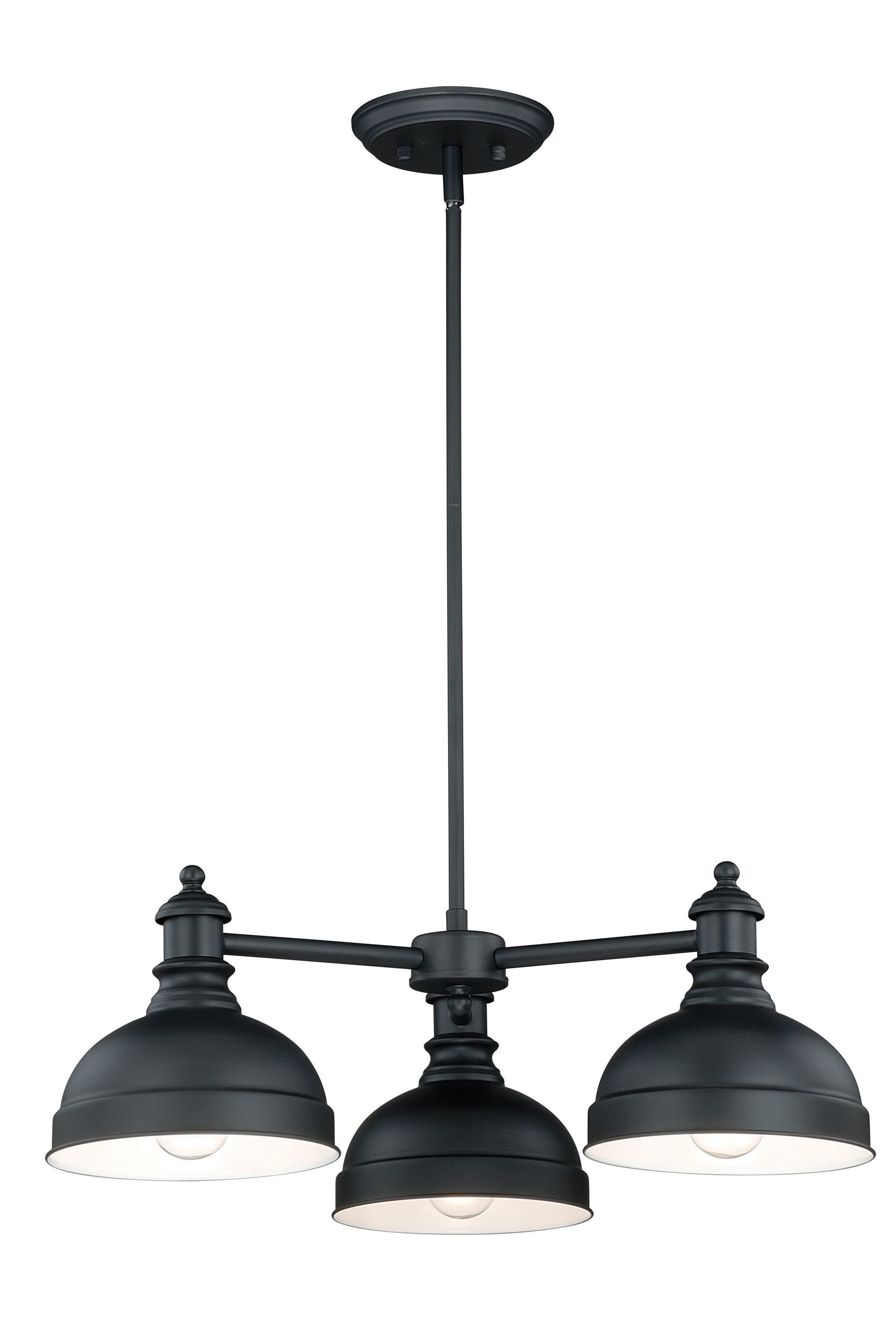 Cascadia Keenan 3-Light Oil Rubbed Bronze Farmhouse Chandelier in the ...