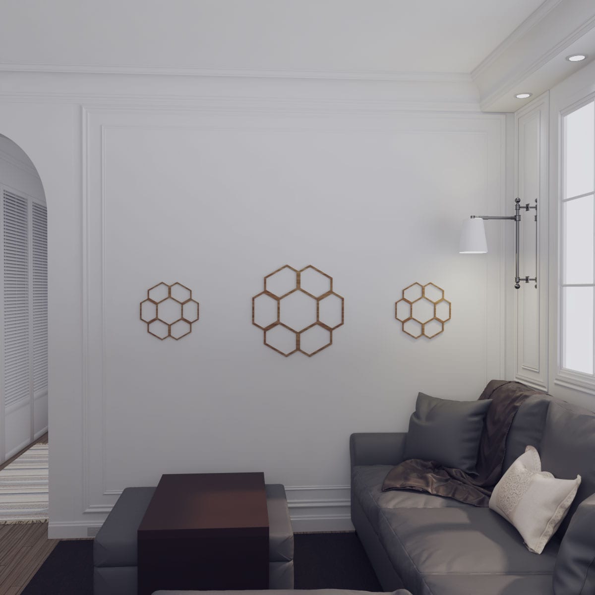 Ekena Millwork CMWP32X32X0375FOWA Ceiling-Medallions - View #10