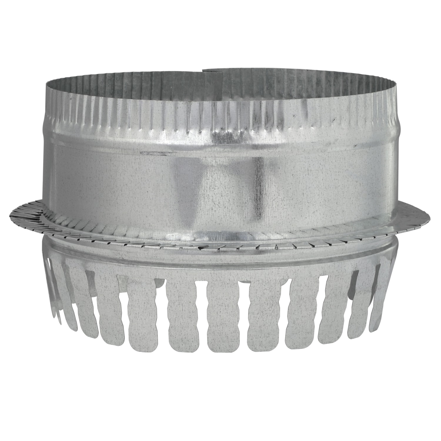8" Duct Collar Galvanized Steel Air Tight Gasketed 