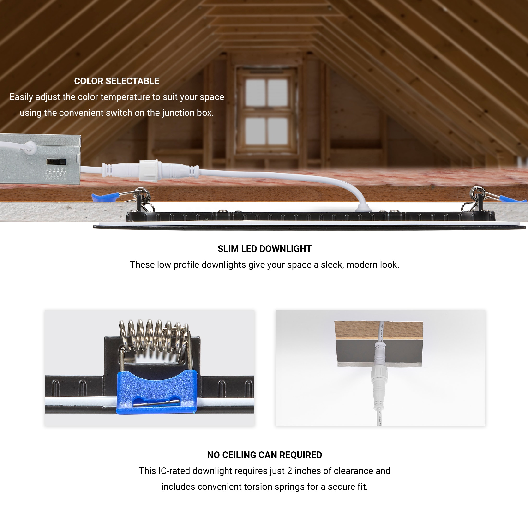 Maxxima MRL-S81815SB Led-Retrofit-Downlight - View #4
