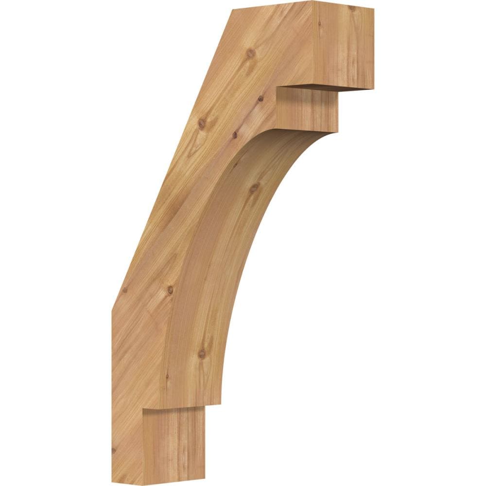 Ekena Millwork BRC06X16X28MRC00SWR 5-1/2-in x 16-in x 28-in Western Red Cedar Unfinished Wood Merced smooth