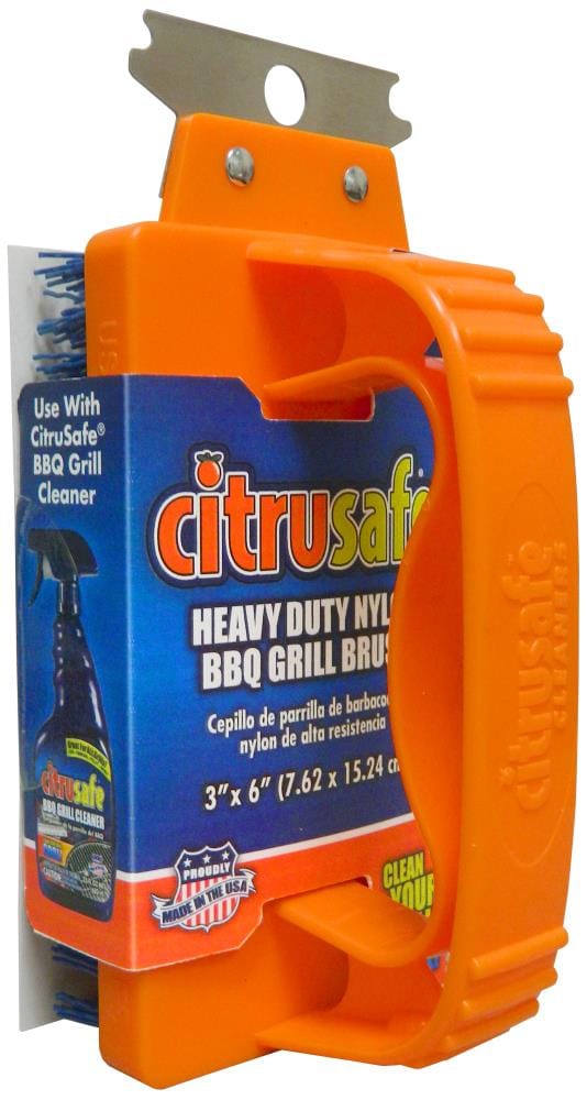 Citrusafe Heavy Duty Grid Scrubber - Grill Grate/Grid Cleaner with 3  Replaceable Pads and Reusable Handle