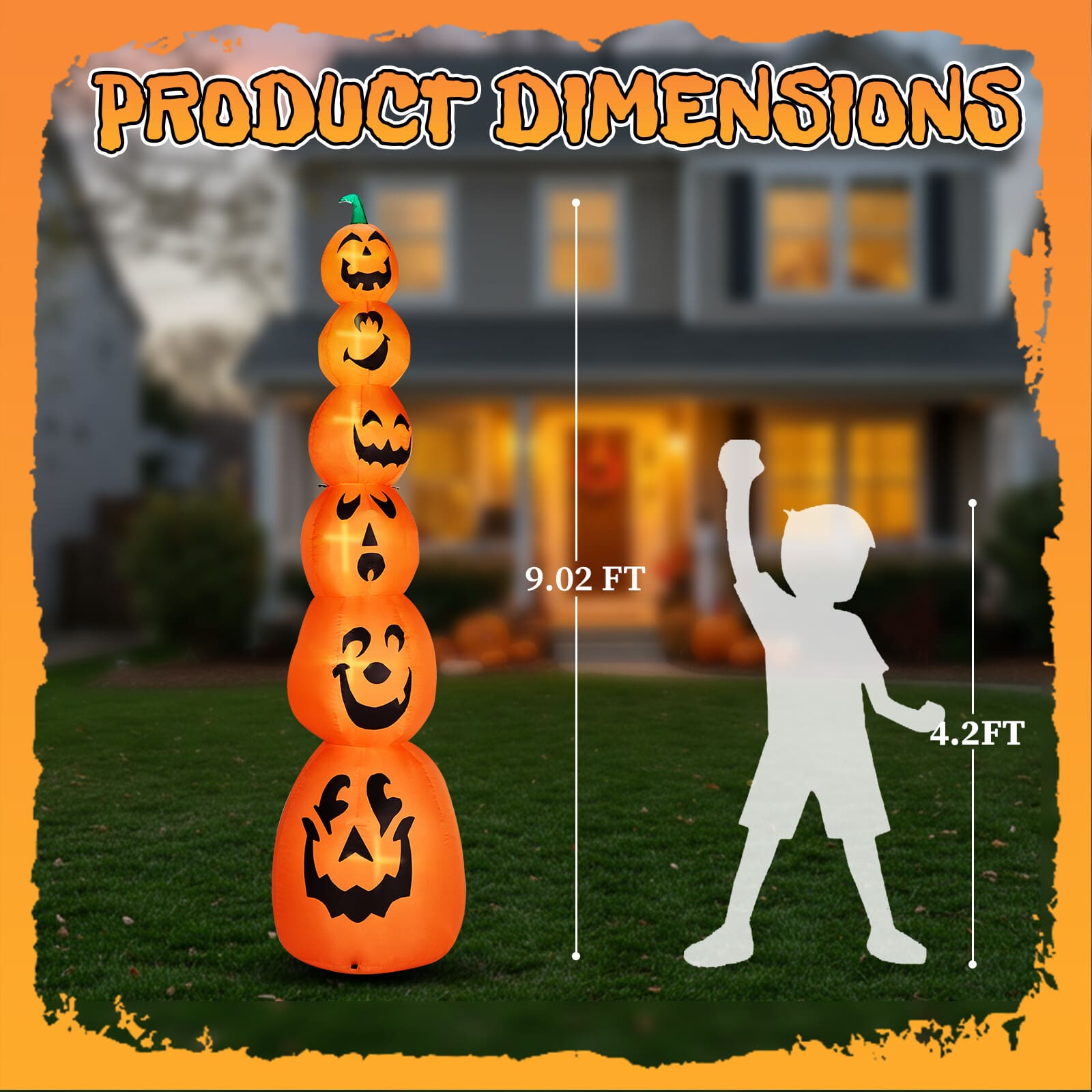 Yescom D60HAL005-AIR-P6-LO Table-Halloween-Decor - View #2
