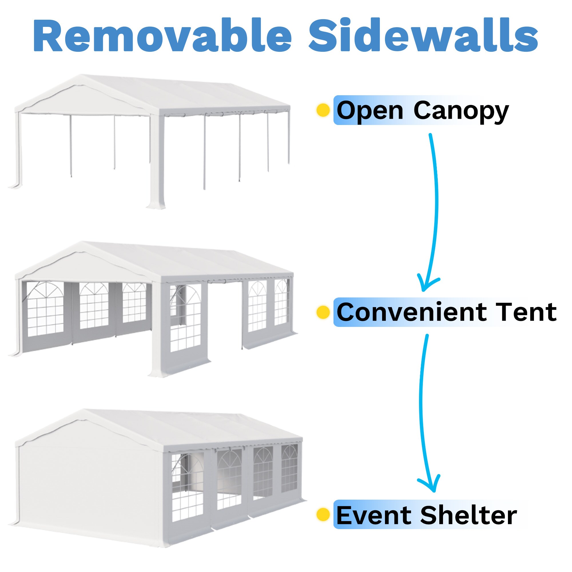 Patiowell LS-0582-13WT Canopies-Sl - View #3