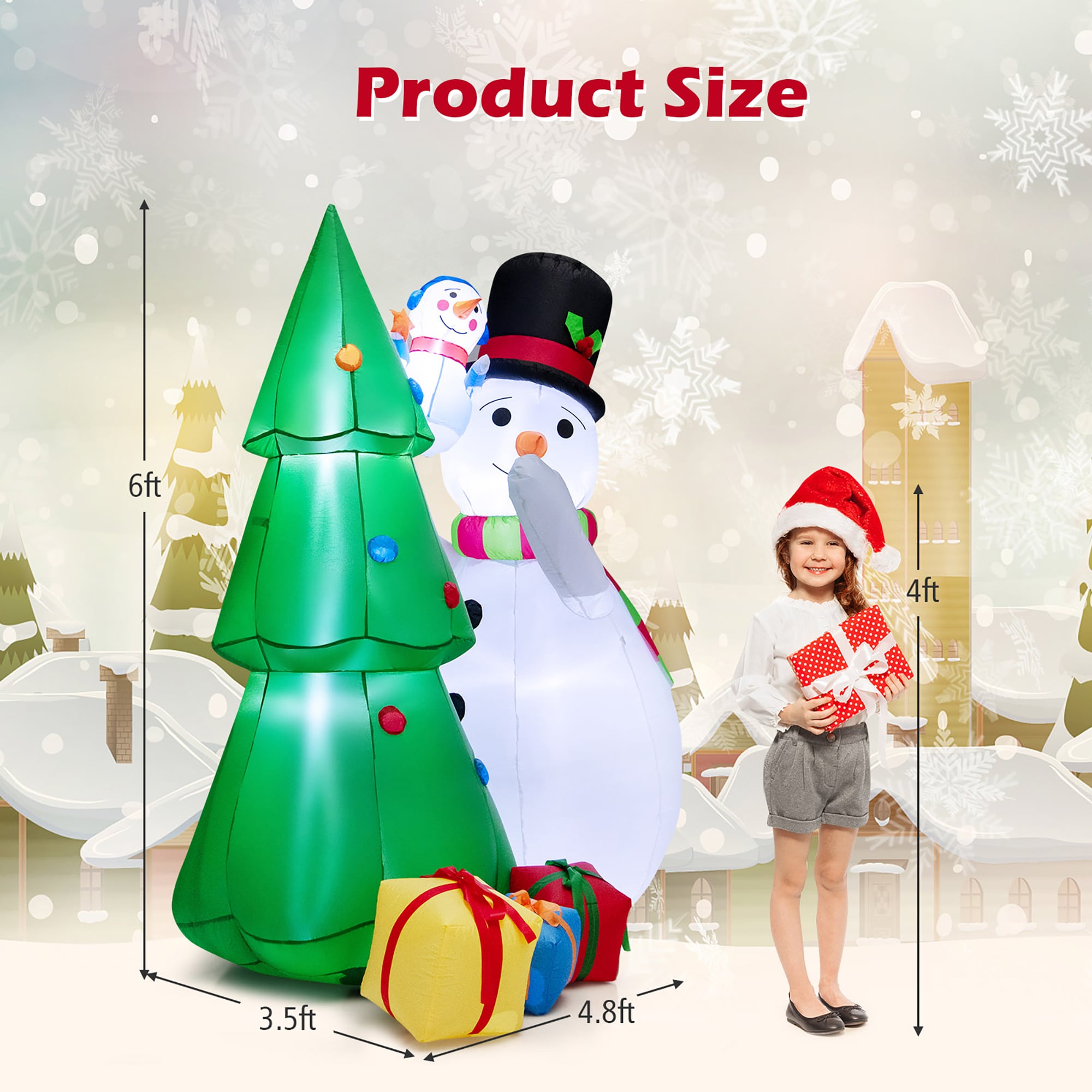 Costway LWS00691 Christmas-Inflatables - View #2