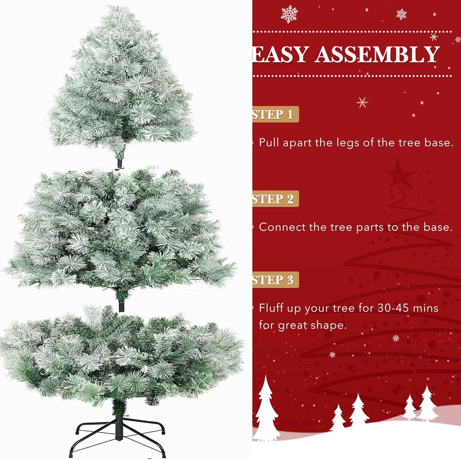 Qeetex YJCJ-PHO-0WIS1ES2 Artificial-Christmas-Trees - View #8