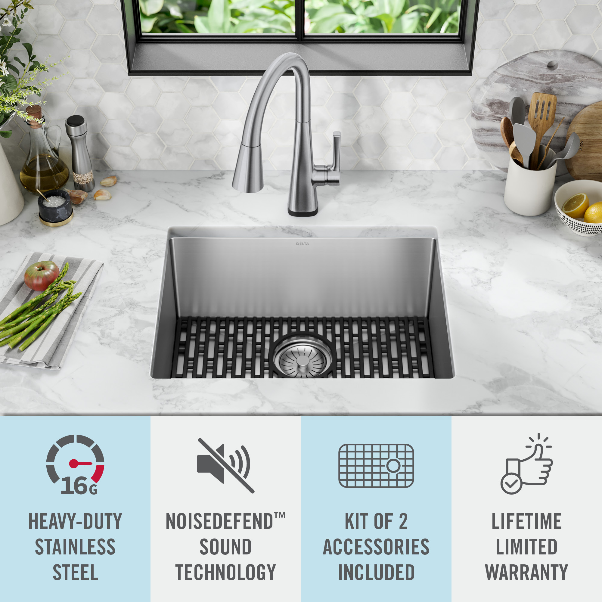 Delta 953034-23S-SS Kitchen-Sinks - View #3