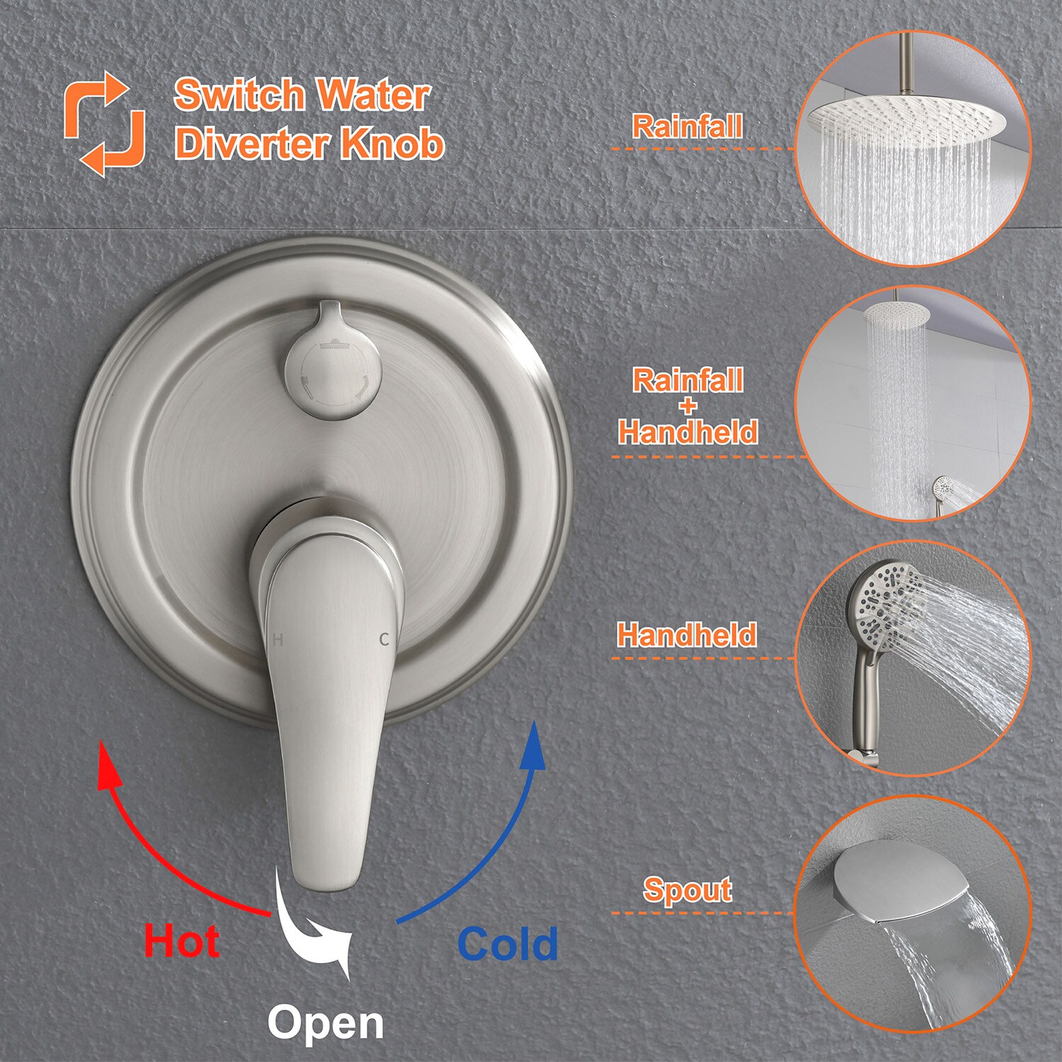 Dimakai DKBR0811A008605 Showerhead-Bar-Panels - View #5