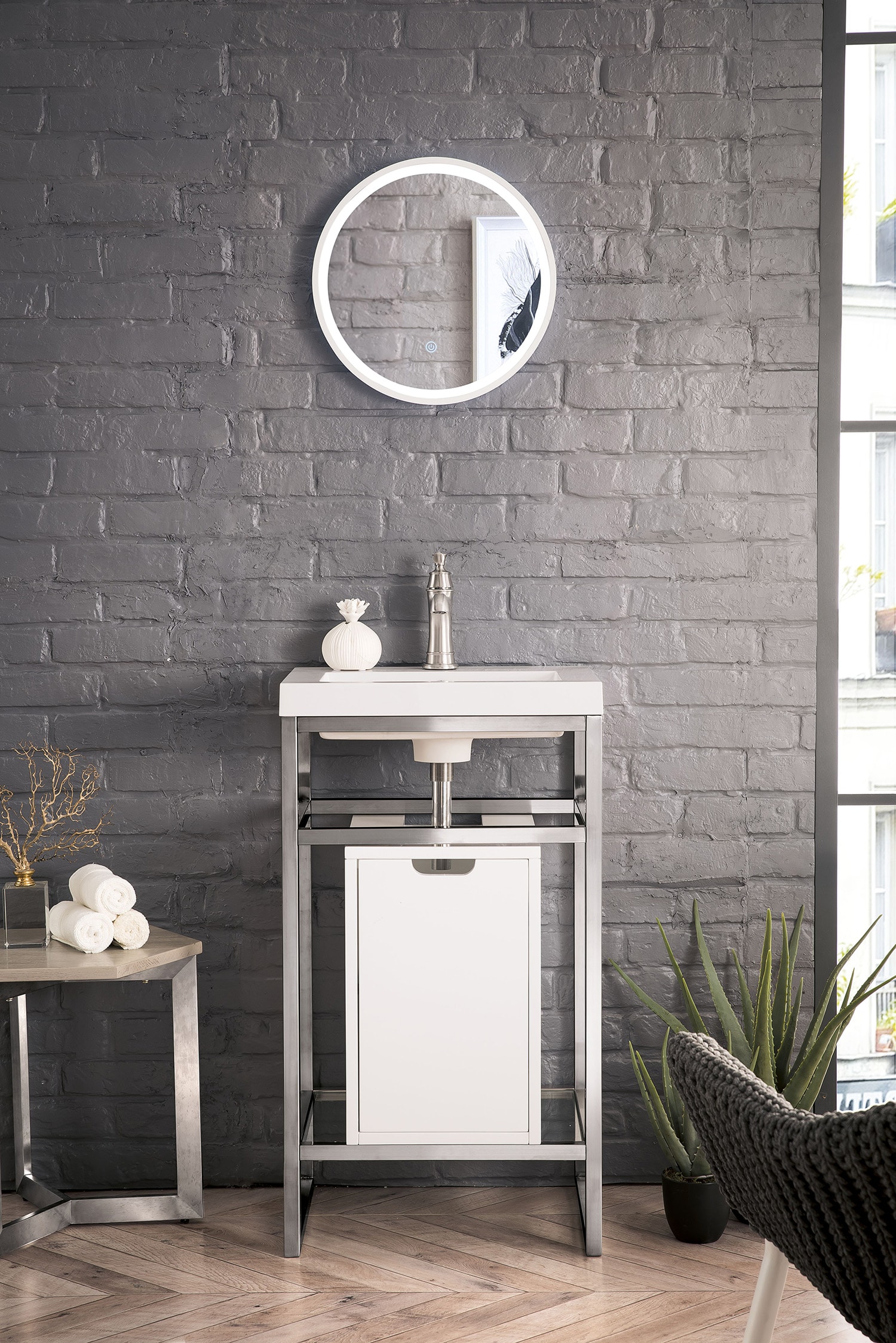 James Martin Vanities C105V20BNKSCGWWG Console-Sinks - View #3