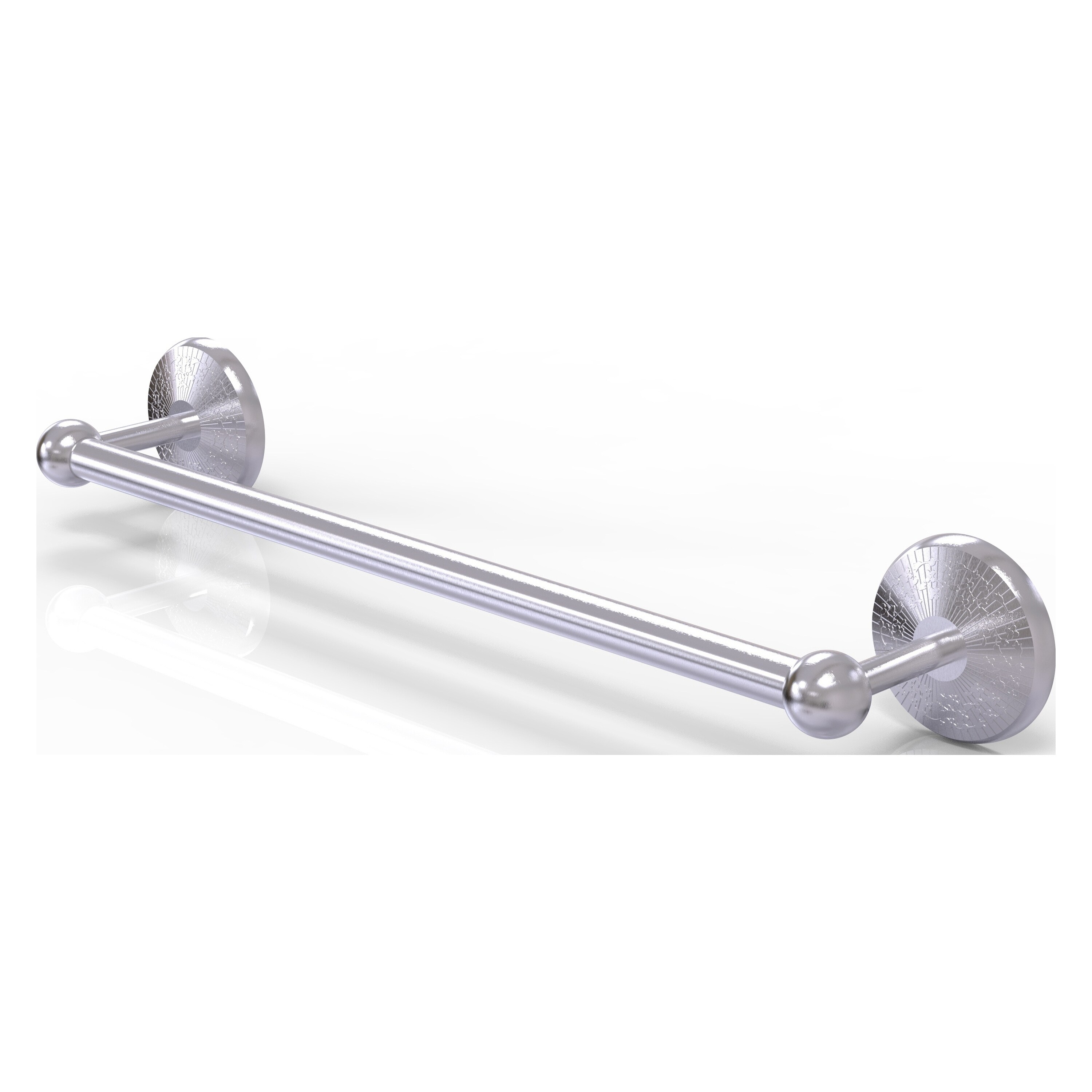 Allied Brass PMC-41/24-SCH Prestige Monte Carlo 24-in Satin Chrome Wall mount Single Towel Bar