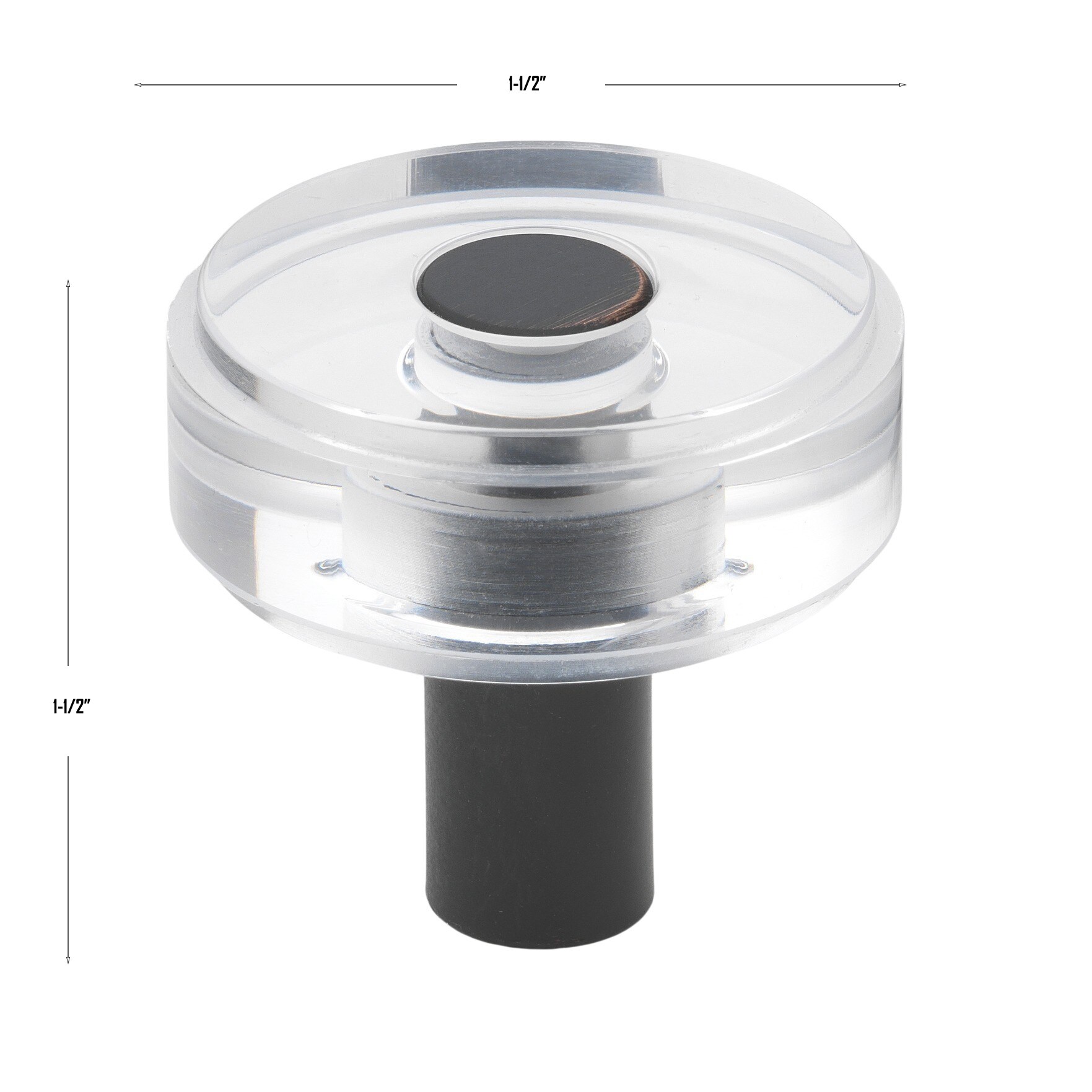 GlideRite Hardware 5828-ORB-5 Cabinet-Pulls - View #4