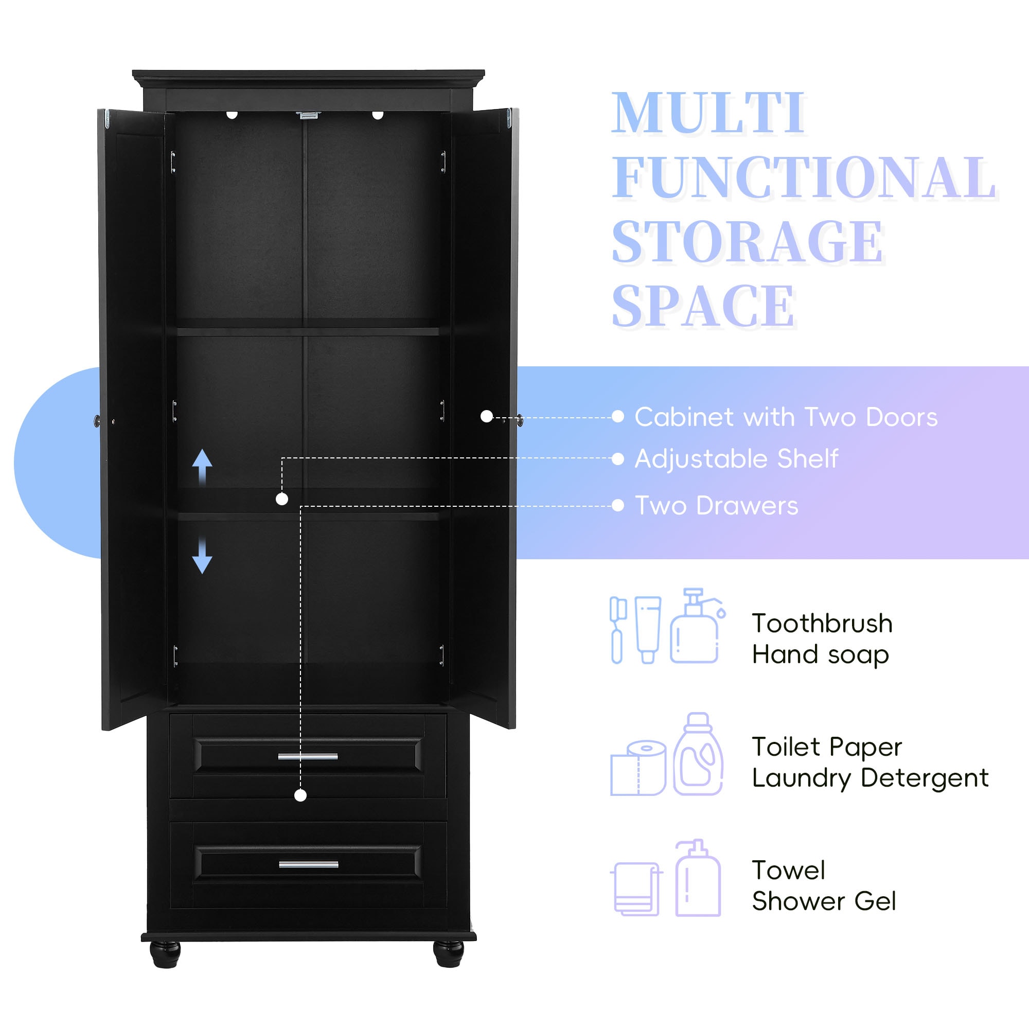 Tatayosi P-DJ-284AAB Linen-Cabinets - View #10